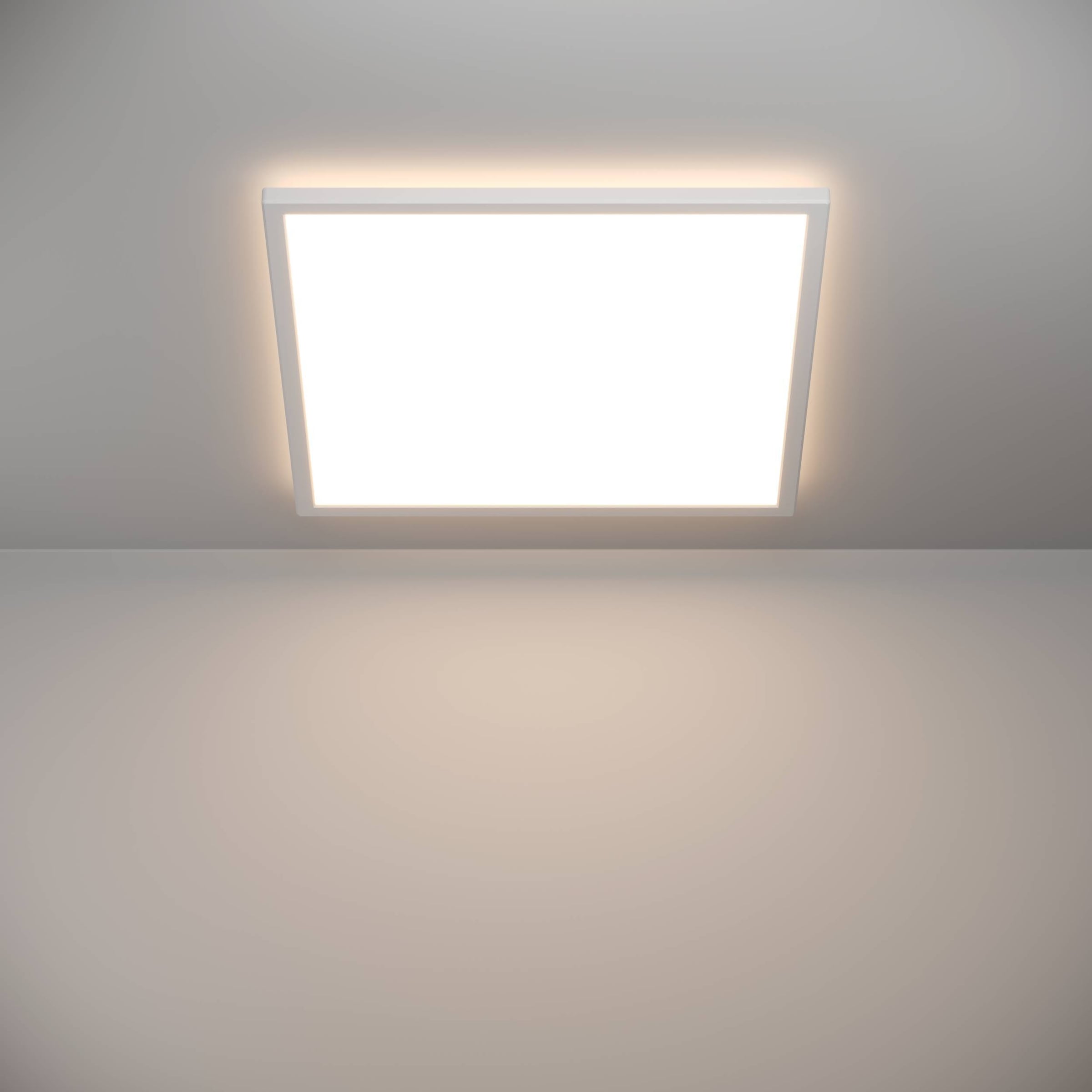 EGLO Deckenleuchte »Rovito-R Deckenlampe, Deckenbeleuchtung, Badlampe, Kunststoff, IP44« LED-Modul 1 Stk. Kaltweiß | Neutralweiß | Warmweiß Wand-/Deckenleuchte - L50 x B50 x H3,2 cm - weiß - 17W inkl.