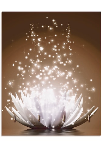 Hakenleiste »Magie der Lotus-Blume braun«