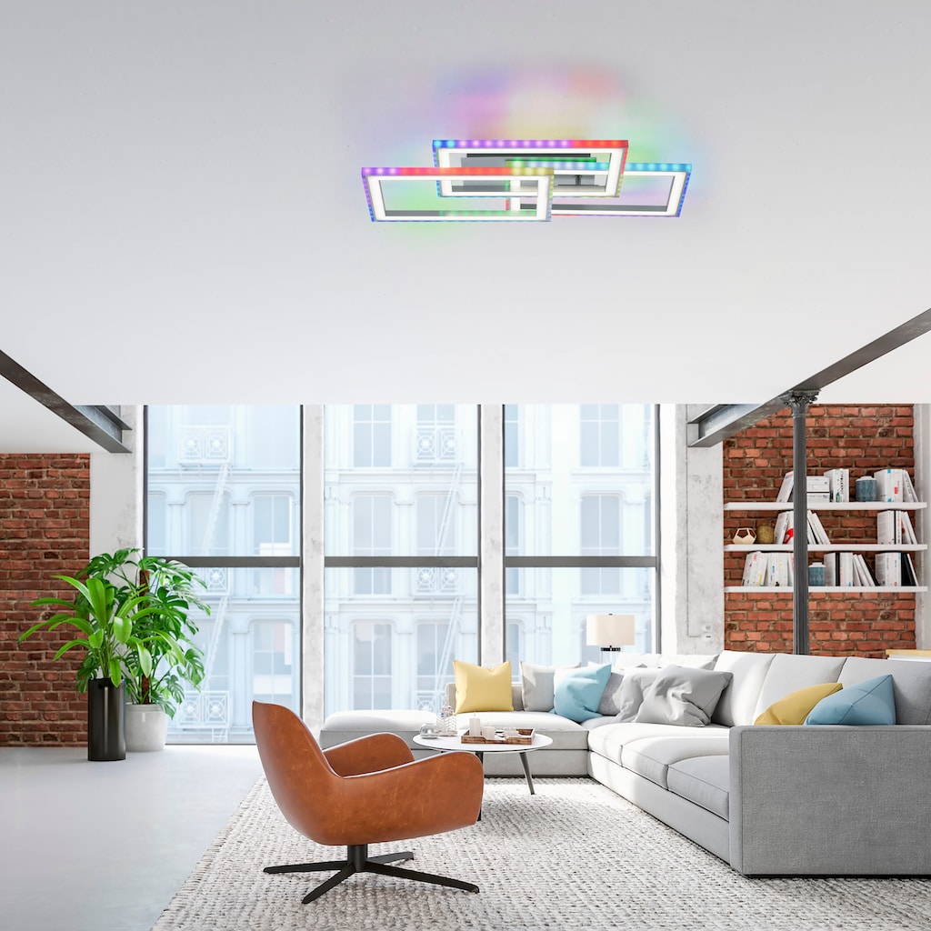 my home LED Deckenleuchte »Luan«,  mit Farbtemperatursteuerung und Infrarotfernbedienung, dimmbar