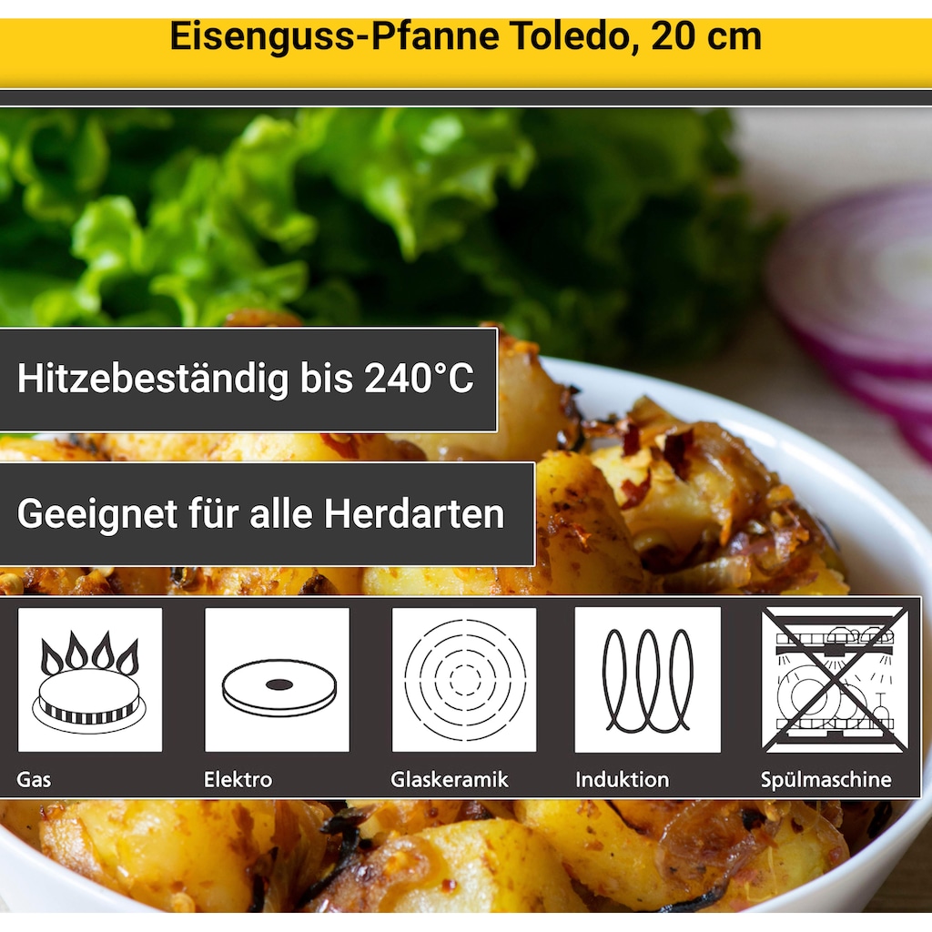 Krüger Bratpfanne »Toledo«, Gusseisen