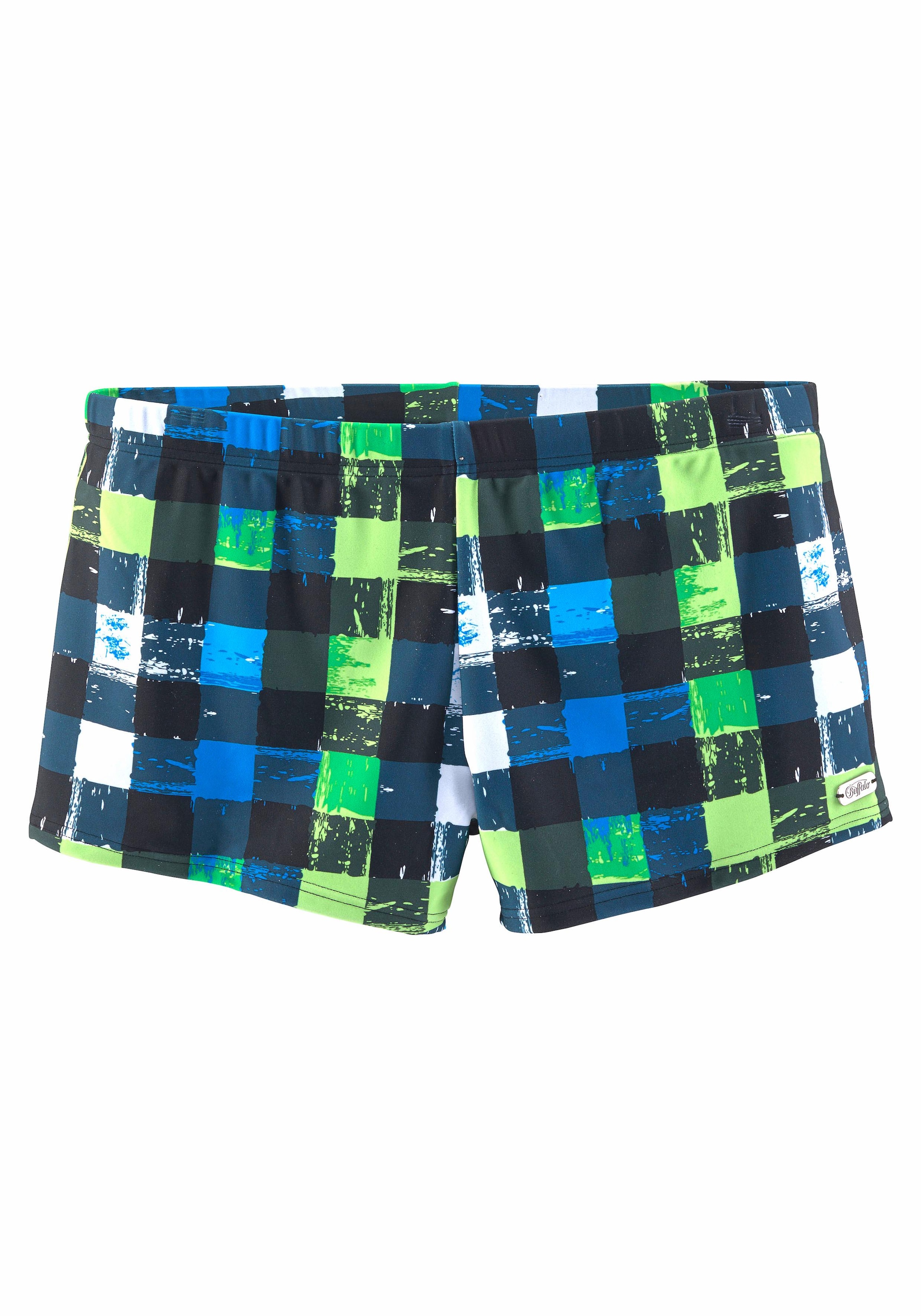 Buffalo Boxer-Badehose, in trendiger Karo-Optik