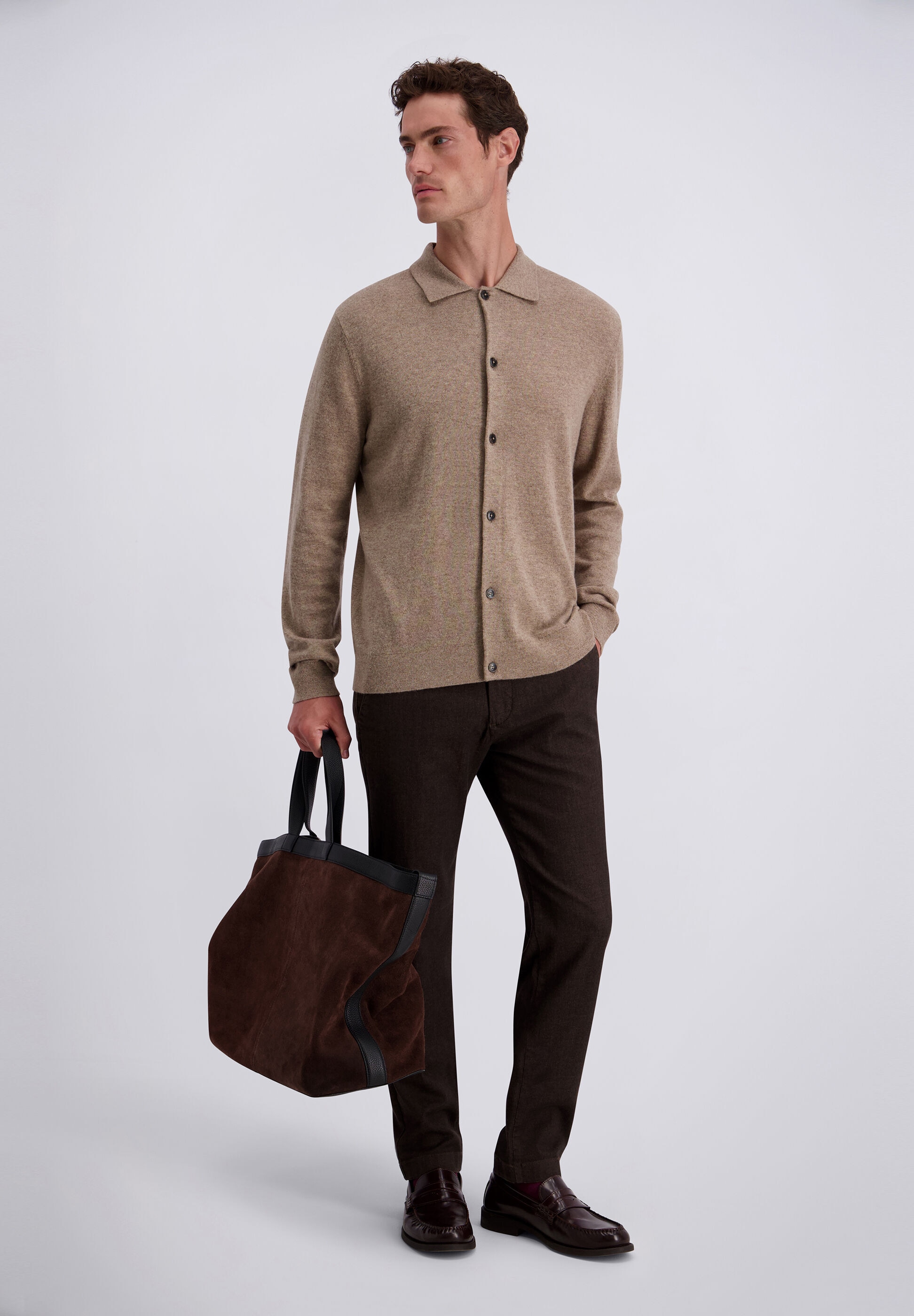 Pierre Cardin Strickjacke »Pierre Cardin Jacke« im unifarbenen Stil