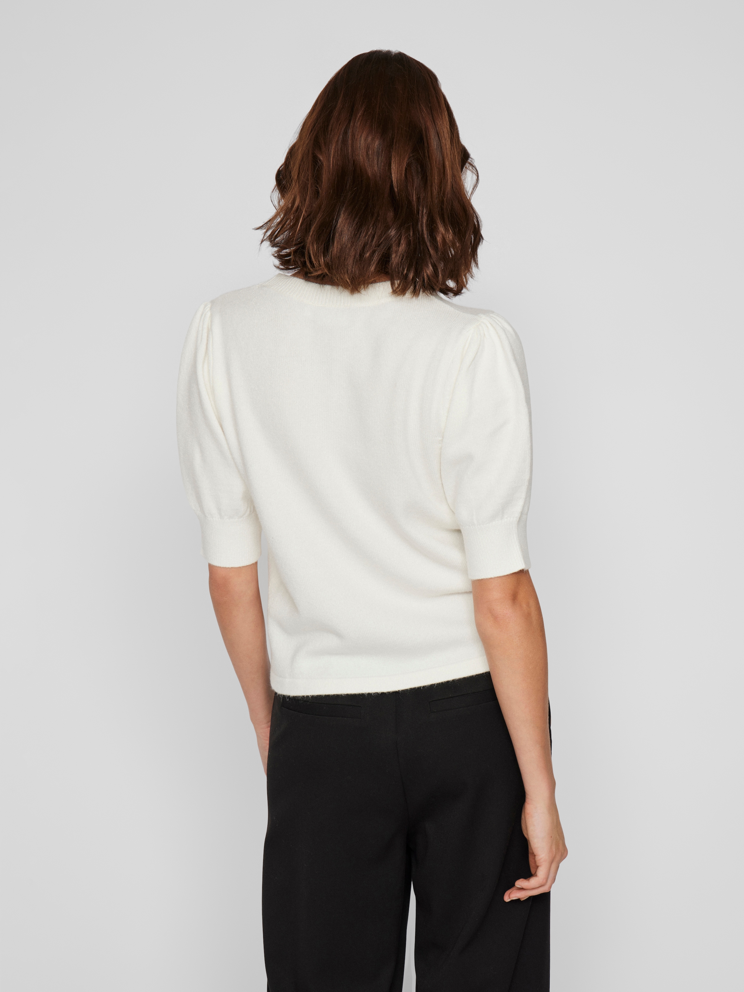 Vila Strickpullover »VIRIL 2/4 SLEEVE O-NECK KNIT TOP - NOOS«