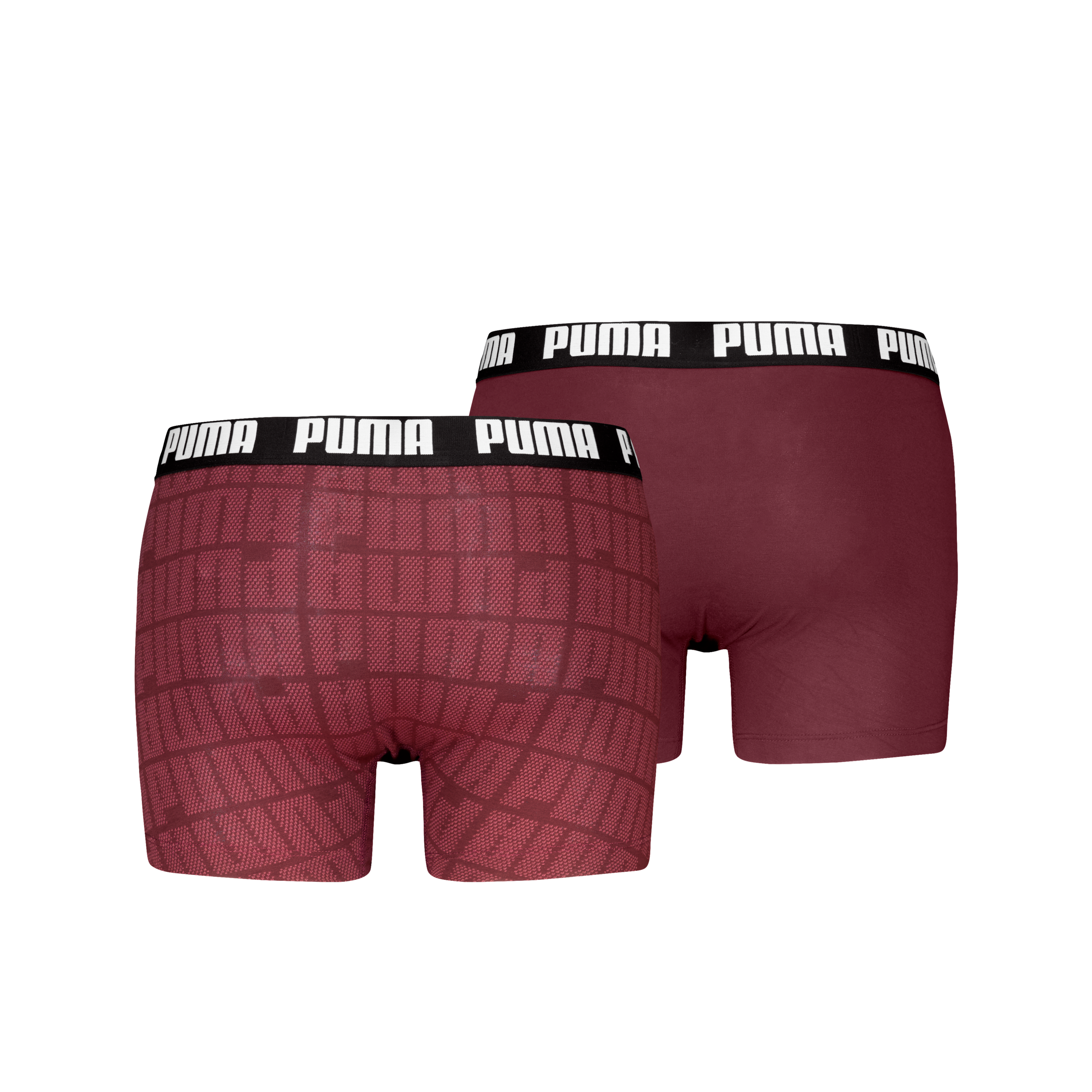 PUMA Boxershorts »PUMA MEN LOGO PRINT BOXERS 2P«, (2er Pack), elastischer Logobund, ohne Eingriff