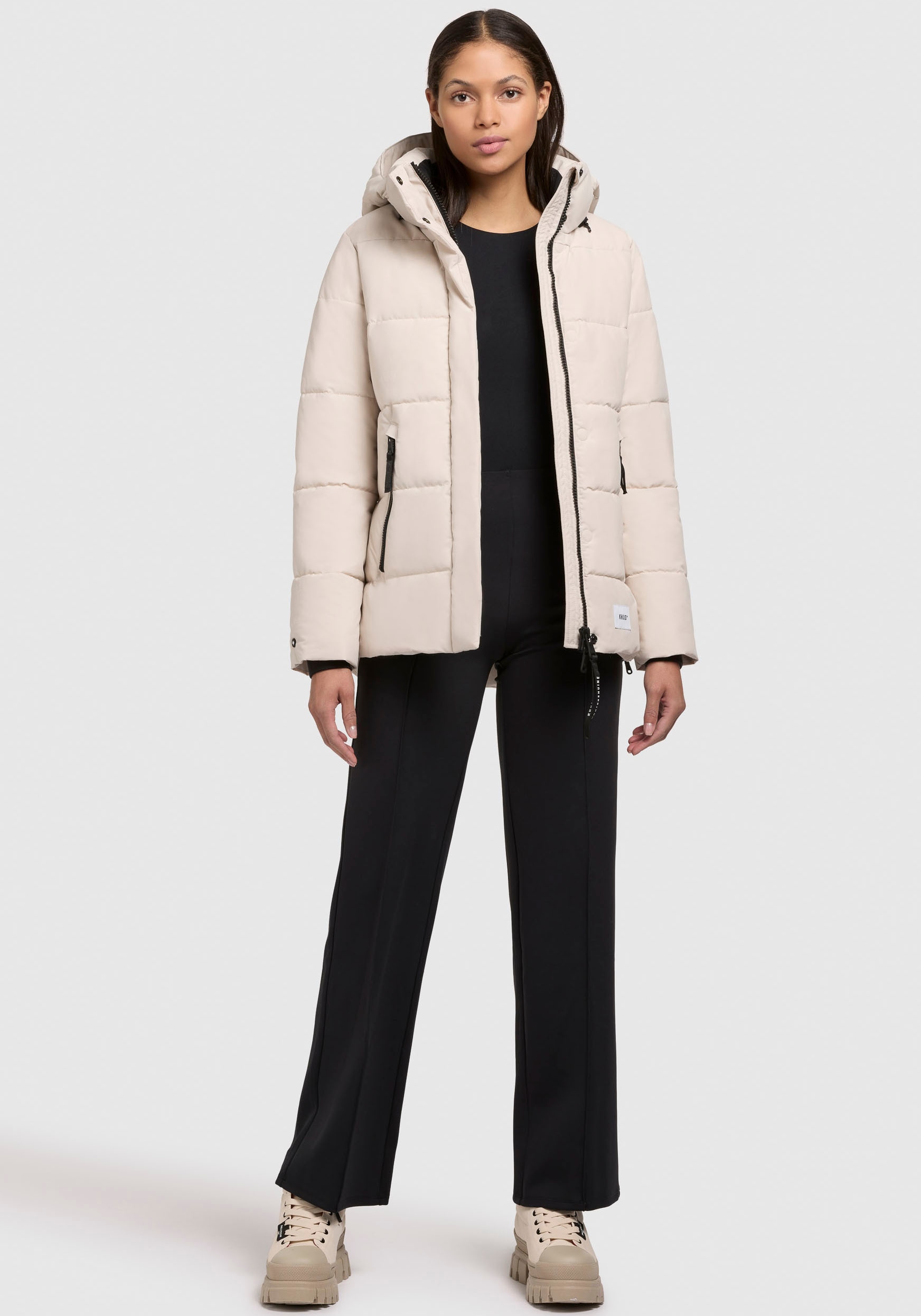 khujo Steppjacke »MANC«, mit Kapuze