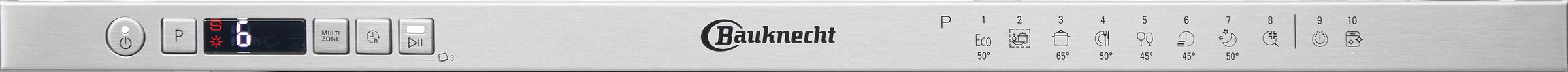 BAUKNECHT vollintegrierbarer Geschirrspüler »OBIC Ecosilent 9760«, 14 Maßgedecke, ActiveDry - automatisches Türöffnungssystem