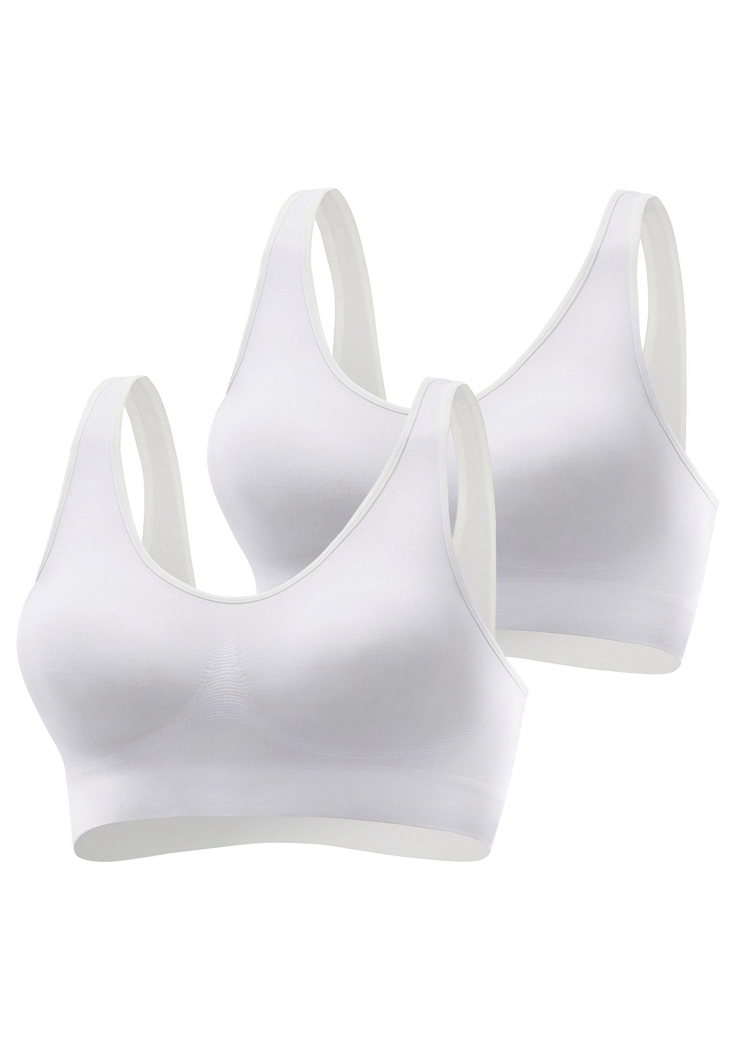 petite fleur Bralette-BH, SEAMLESS ohne Bügel aus weichem Microtouchmaterial