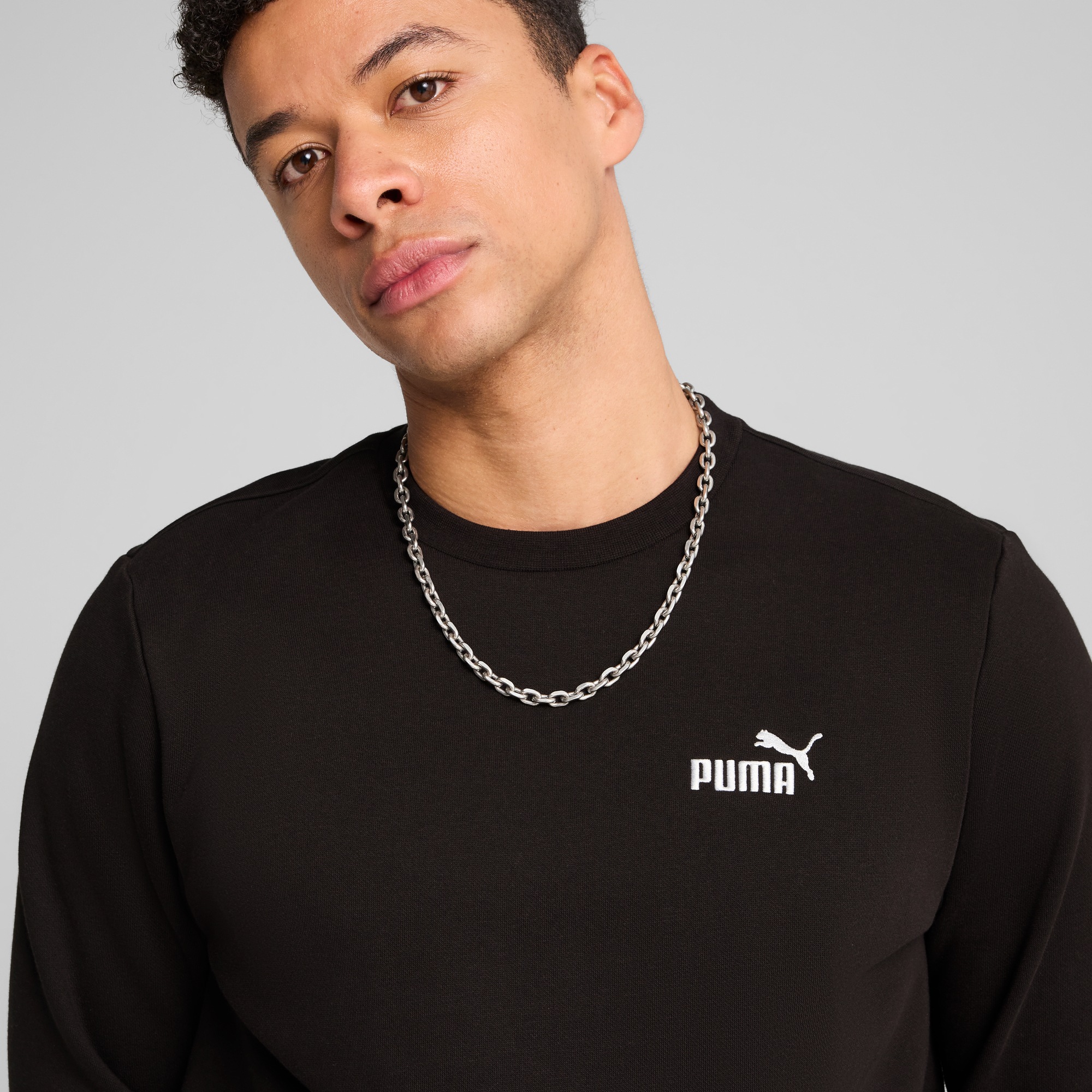 PUMA Langarmshirt »ESS SMALL NO. 1 LOGO CREW FL«