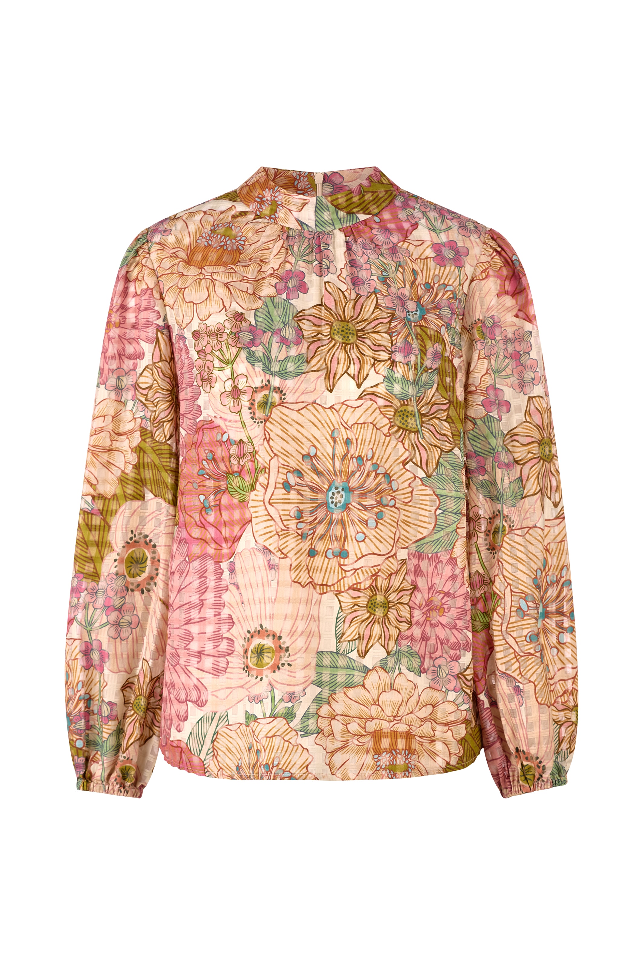 RICHROYAL Klassische Bluse, Mit Rundhalsausschnitt