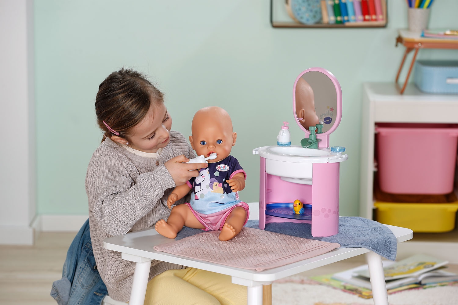 Baby Born Puppen Spielcenter »Handwaschbecken«