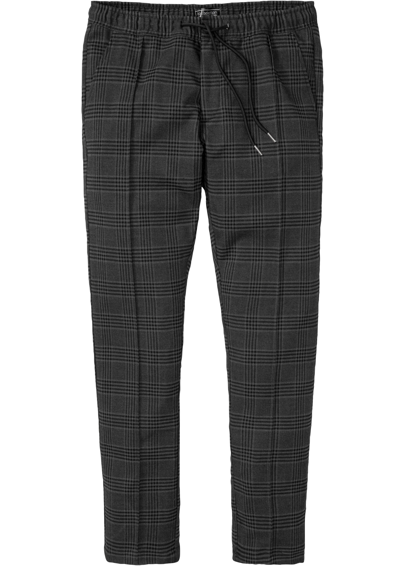 bonprix Chinohose  Hose in Wolloptik mit Bequembund, Regular Fit