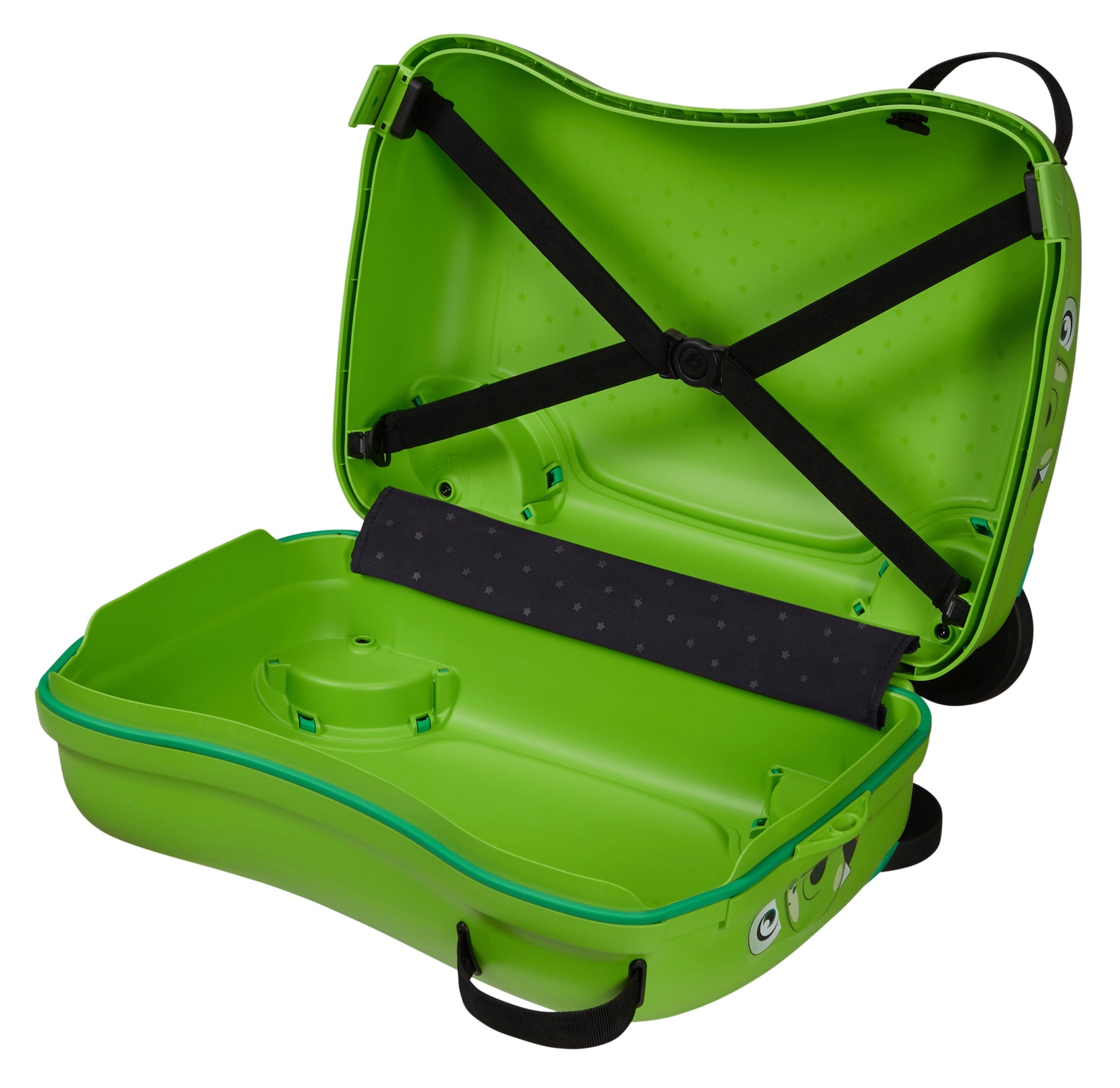 Samsonite Kinderkoffer »DREAM2GO DINOSAUR D.«, 4 Rollen, Kindertrolley Kindergepäck Handgepäck zum Sitzen und Ziehen