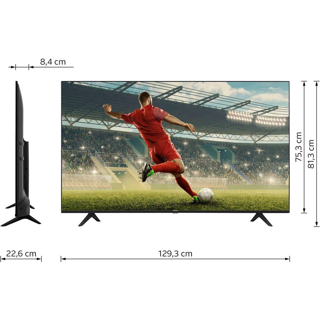 Hisense LED-Fernseher »58AE7010F«, 146 cm/58 Zoll, 4K Ultra HD, Smart-TV