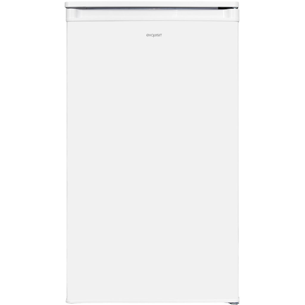 exquisit Kühlschrank »KS116-V-040F weiss«, KS116-V-040F weiss, 84 cm hoch, 48 cm breit, 91 L Volumen