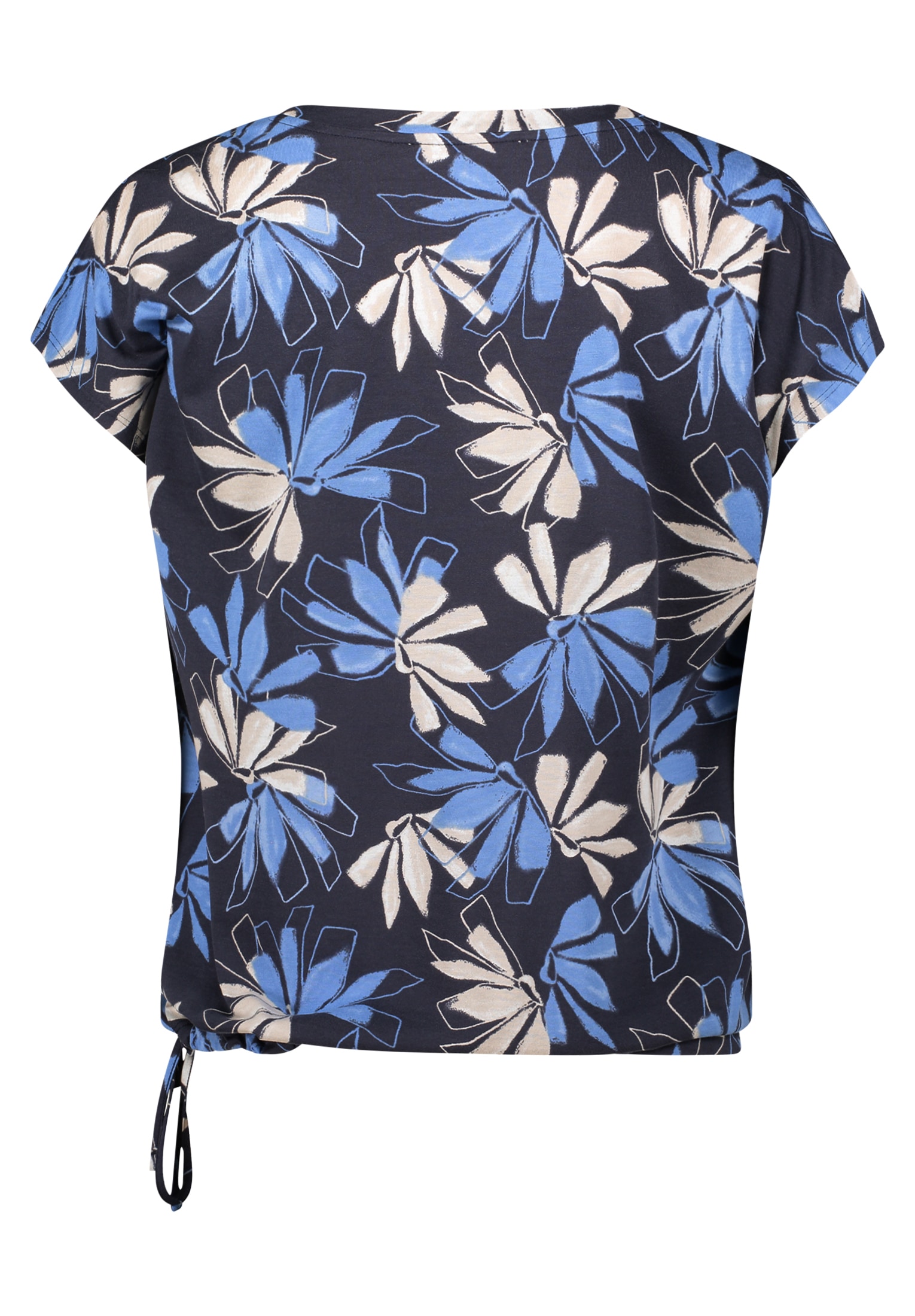 Betty&Co Kurzarmshirt »Casual-Shirt mit Tunnelzug«