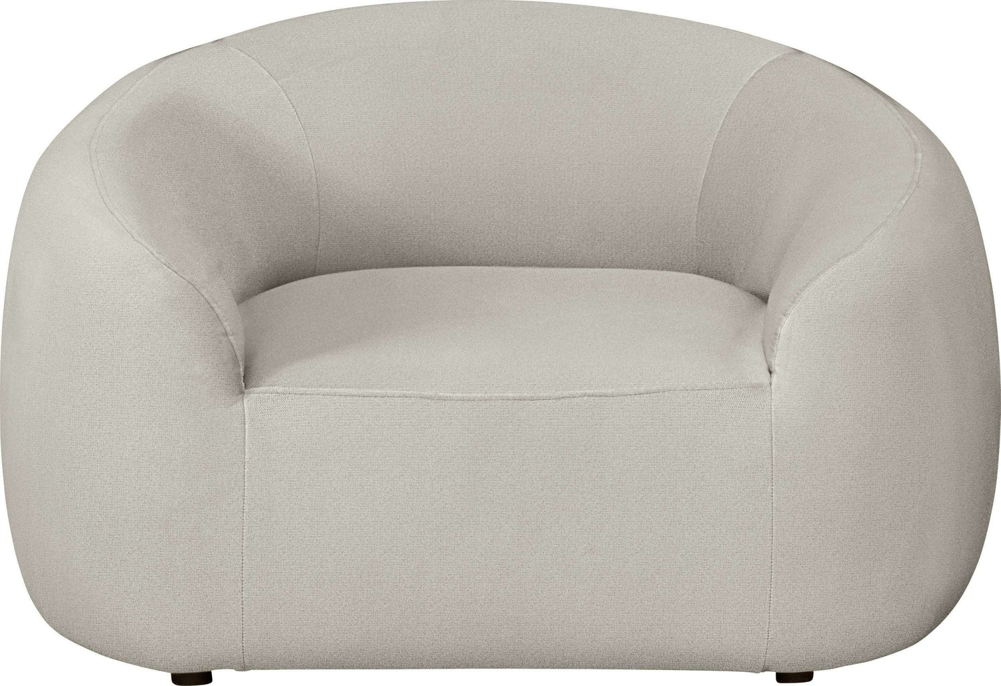 LeGer Home by Lena Gercke Sessel »YANI Relaxsessel, Loungesessel, Maße B/T/H: 127/96/76 cm«, organische Form, mit Wellenunterfederung, auch in Bouclé