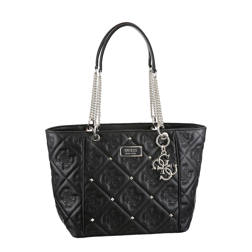 Guess Shopper »Shanina Tote«, mit goldenen Anhänger und Nieten