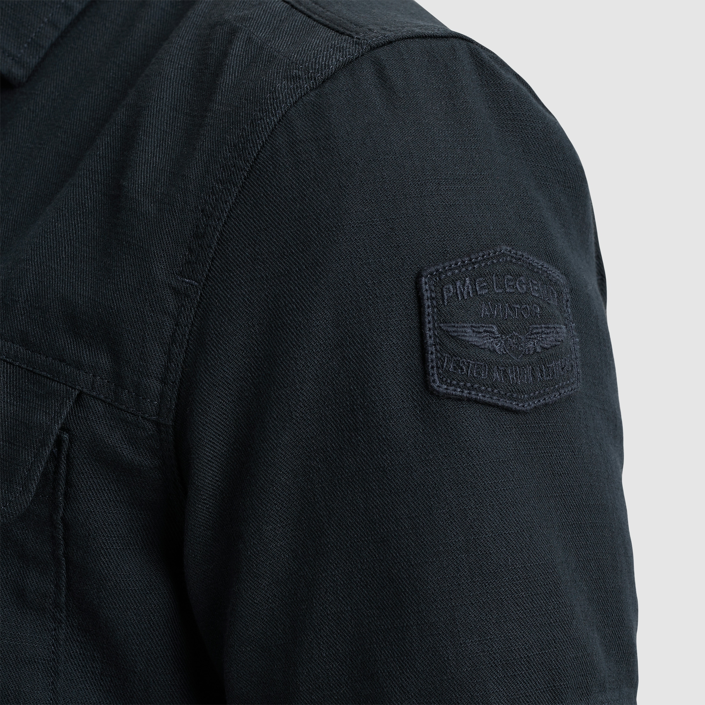 PME LEGEND Kurzarmhemd mit Kent Kragen