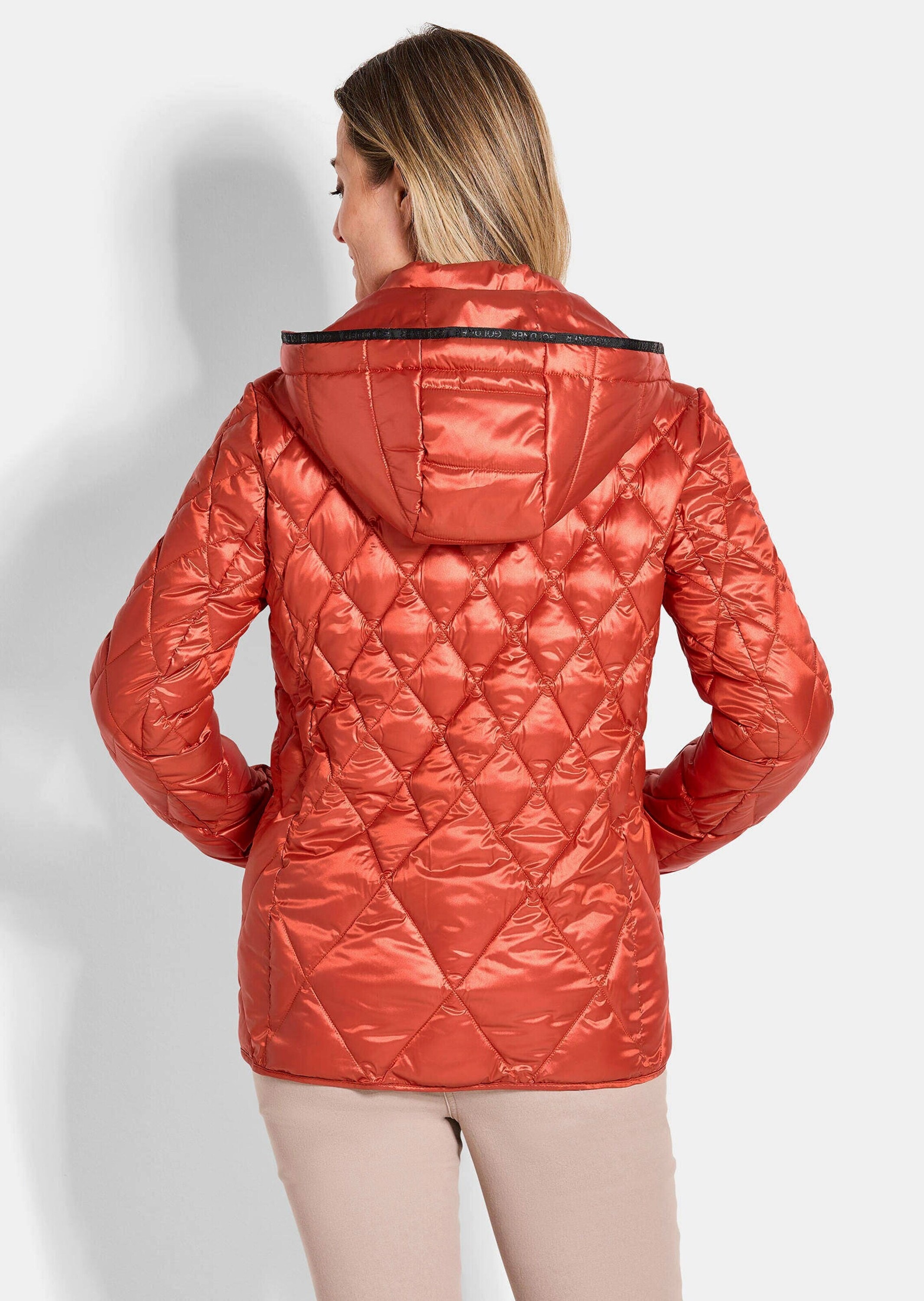 GOLDNER Kurzjacke »Steppjacke mit Rautenmuster« Besonderer Diamant-Stepp