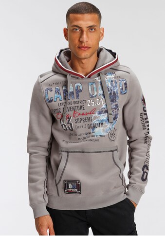 CAMP DAVID Kapuzensweatshirt, mit Logostickerei kaufen