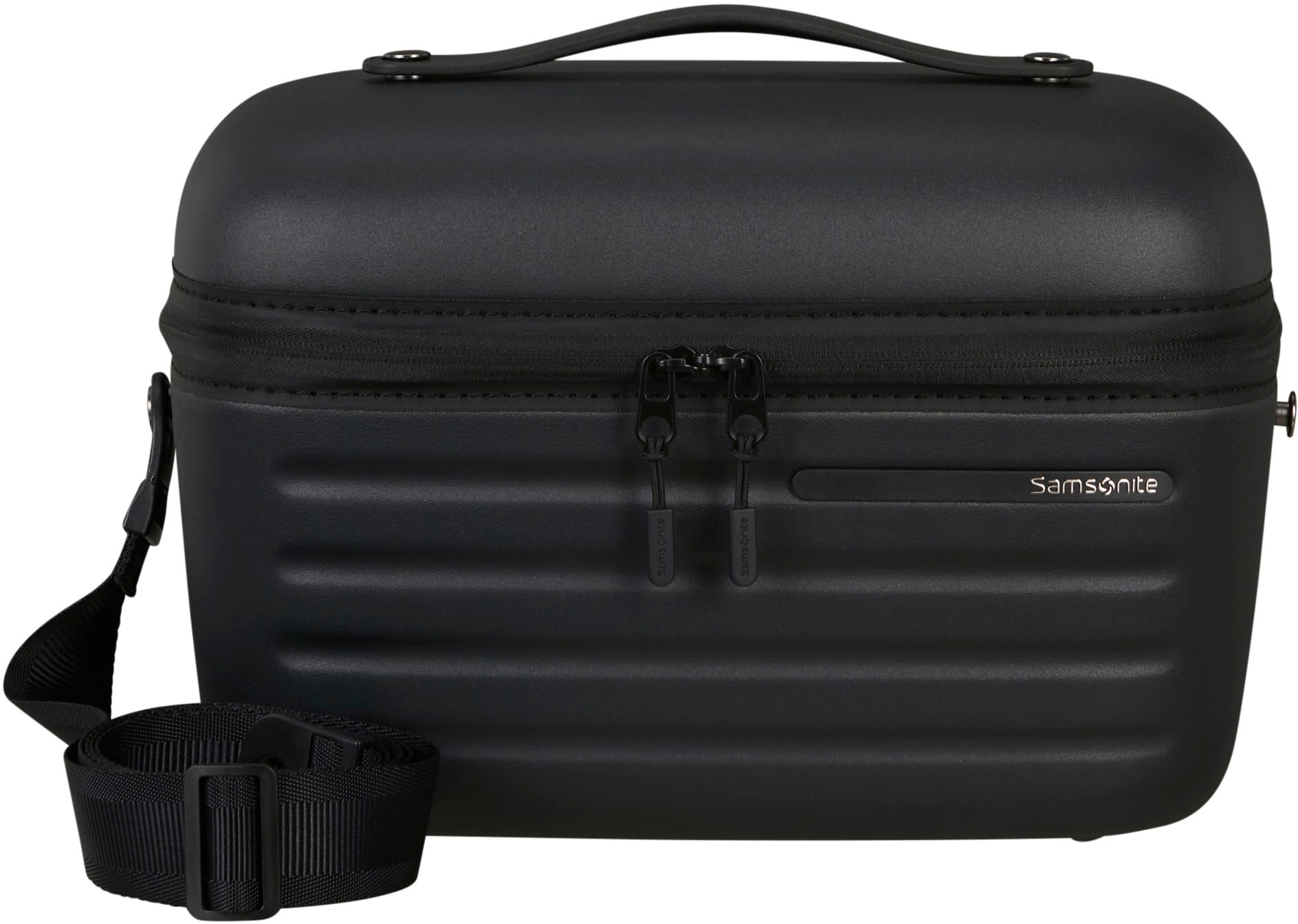 Samsonite Beautycase »STACKD Beauty Case, black, 25 cm«, Beauty-Bag Beautybox Schminketui Kosmetikbox