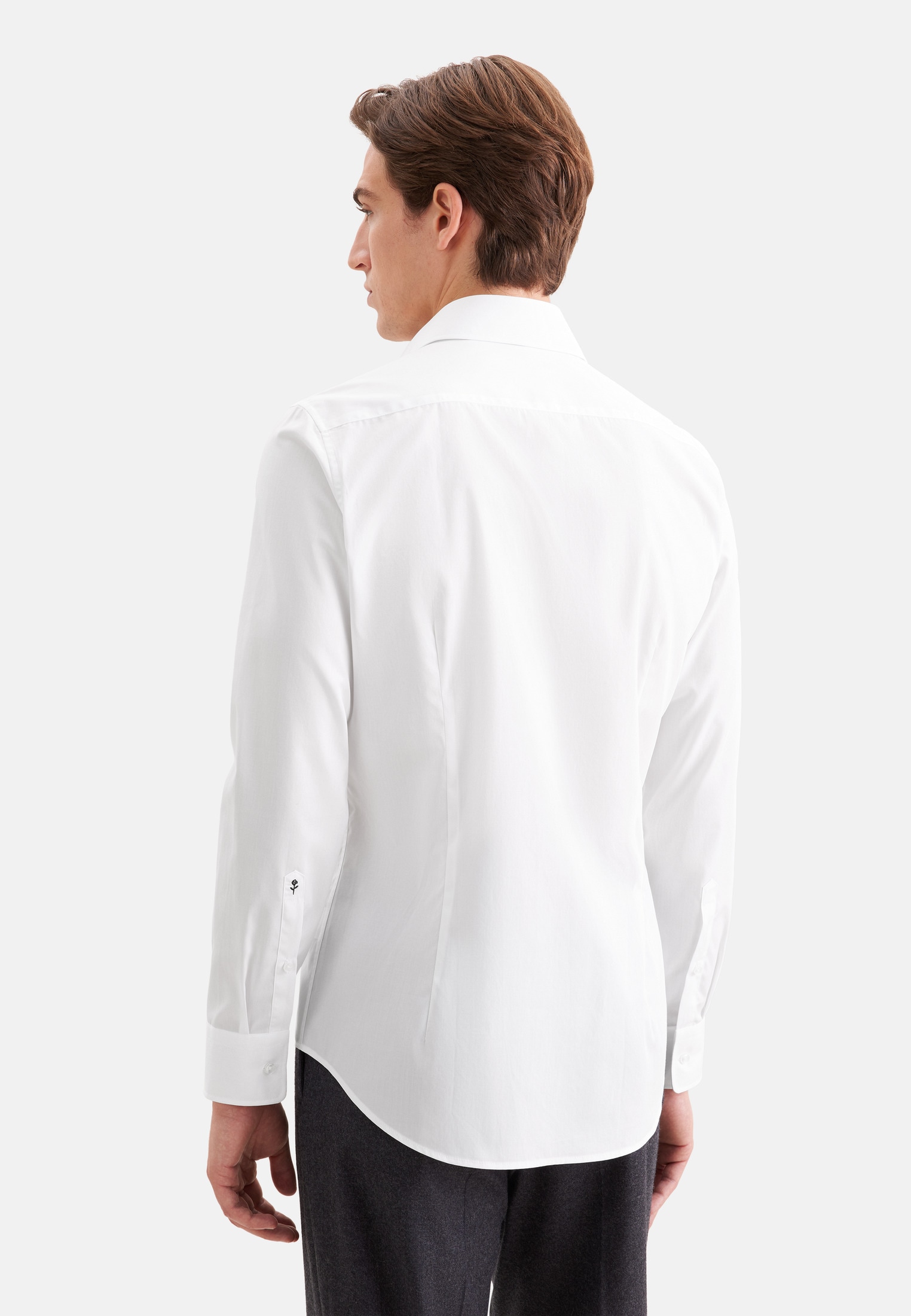 seidensticker Businesshemd »Schwarze Rose« Slim 1/1 Kentkragen Uni