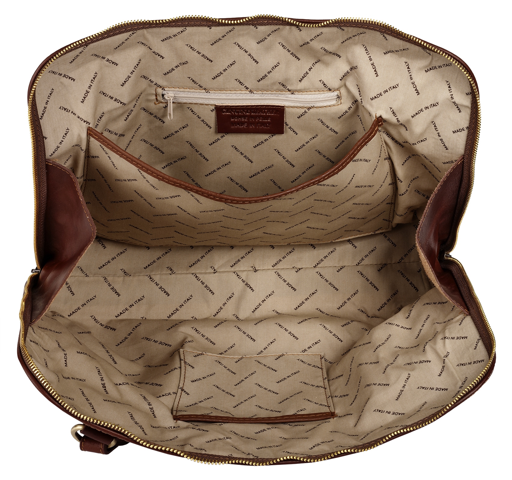 Piké Shopper, echt Leder, Made in Italy