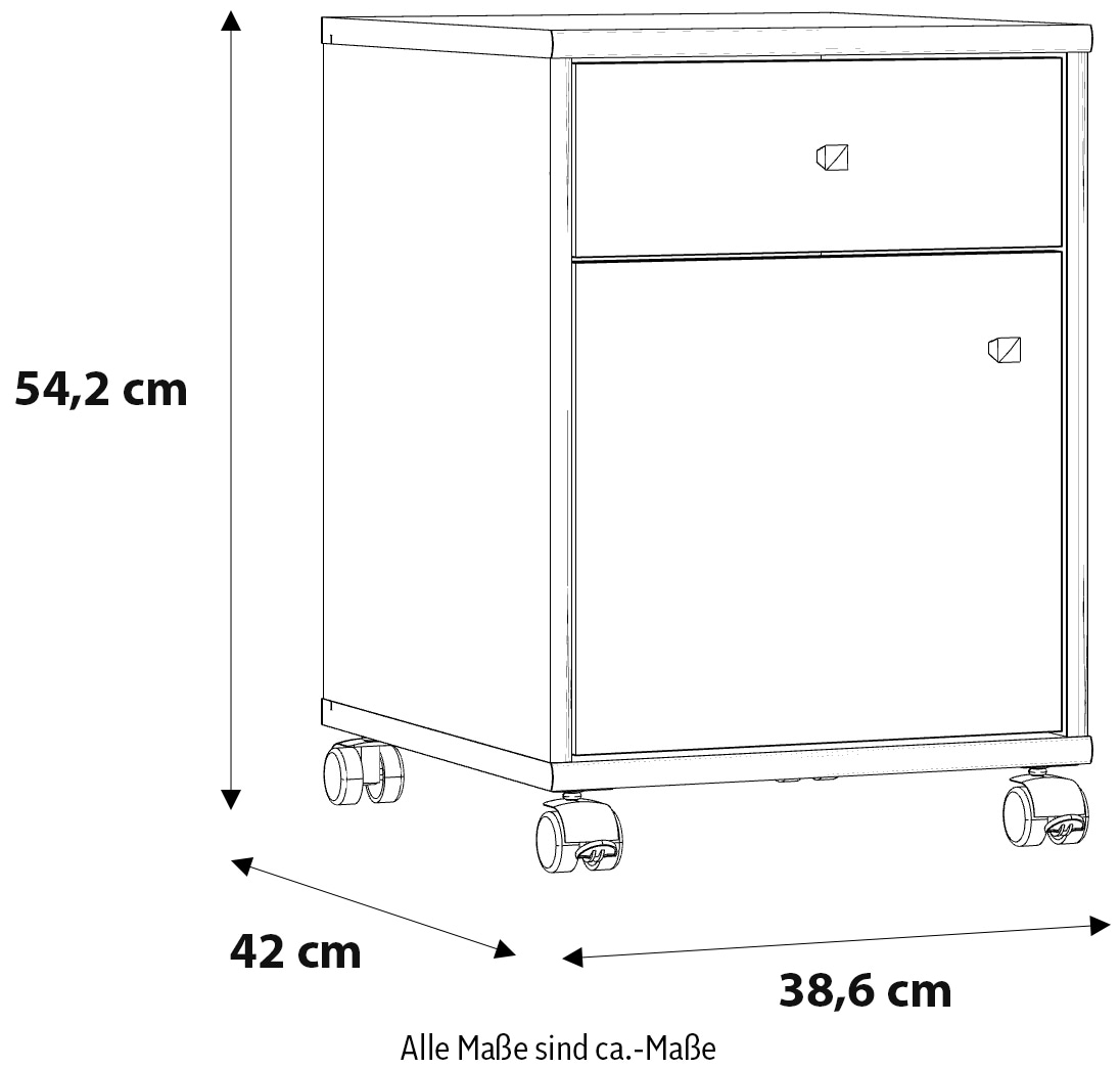 FORTE Rollcontainer »Tempra«