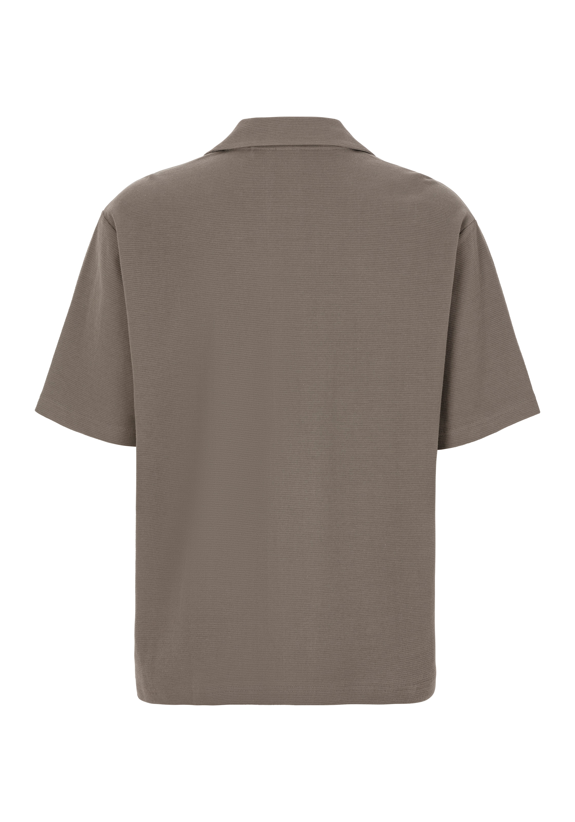 BOSS ORANGE Kurzarmshirt »Pe_waffleshirt«, mit Ton-in-Ton Logo