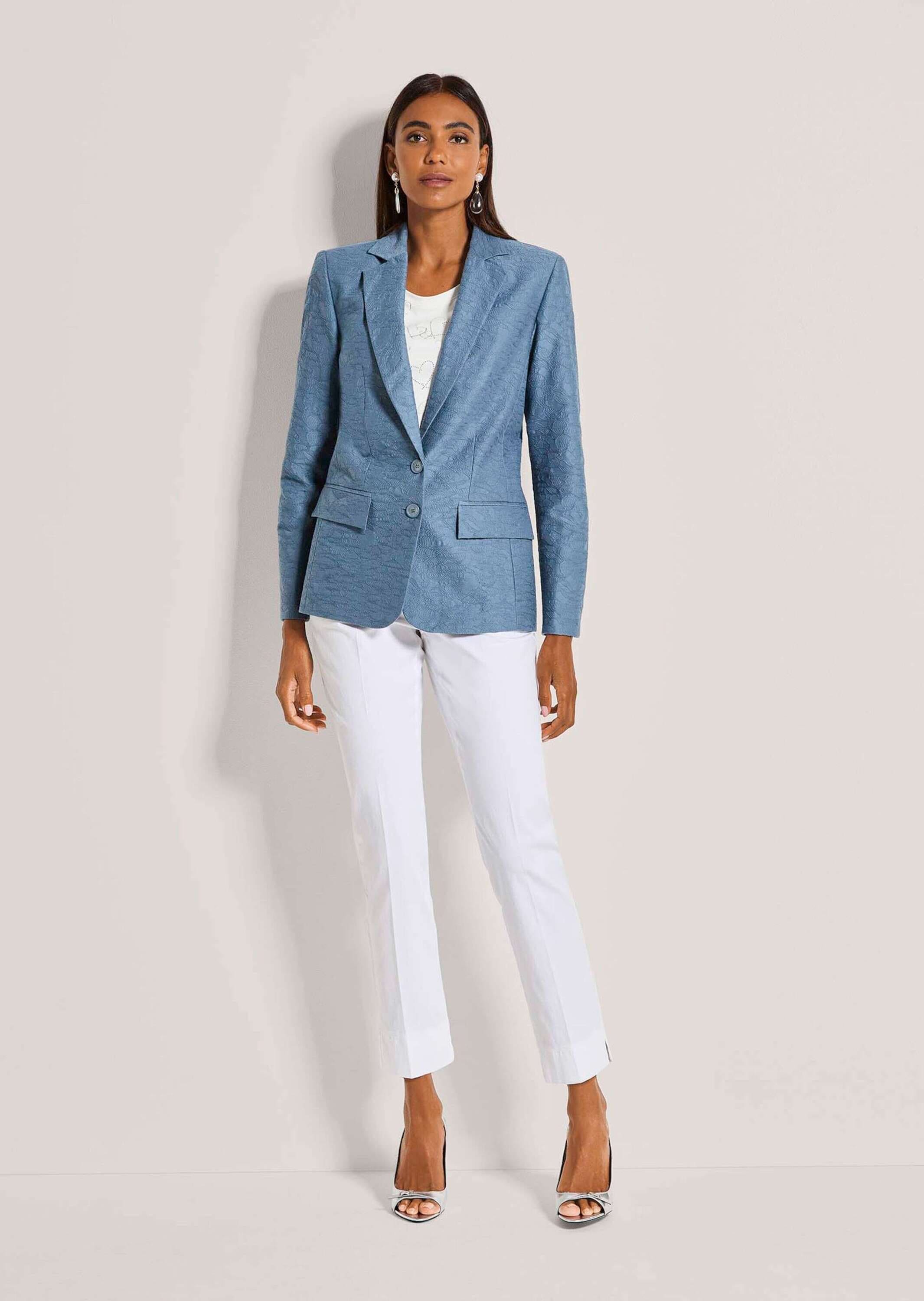 MADELEINE Jackenblazer »Blazer Eleganter Einreiher mit Reverskragen« Jacquardblazer
