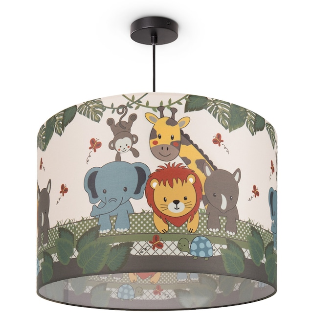 Paco Home Pendelleuchte »Diamond 634«, 1 flammig-flammig, Kinderlampe  Deckenlampe LED Kinderzimmer, Dschungel-Tiere, E27 online kaufen | mit 3  Jahren XXL Garantie