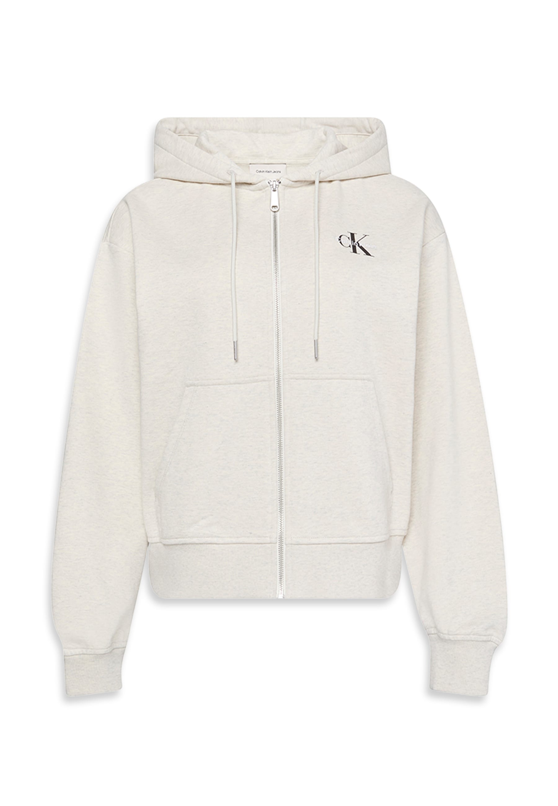 Calvin Klein Jeans Sweatjacke »MNLG FRNCH TRRY FZ B«, Mit Rundhalsausschnitt