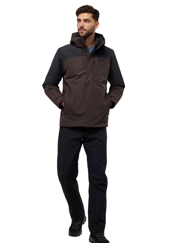 Jack Wolfskin 3-in-1-Funktionsjacke »ROMBERG 3IN1 JKT M« mit Kapuze