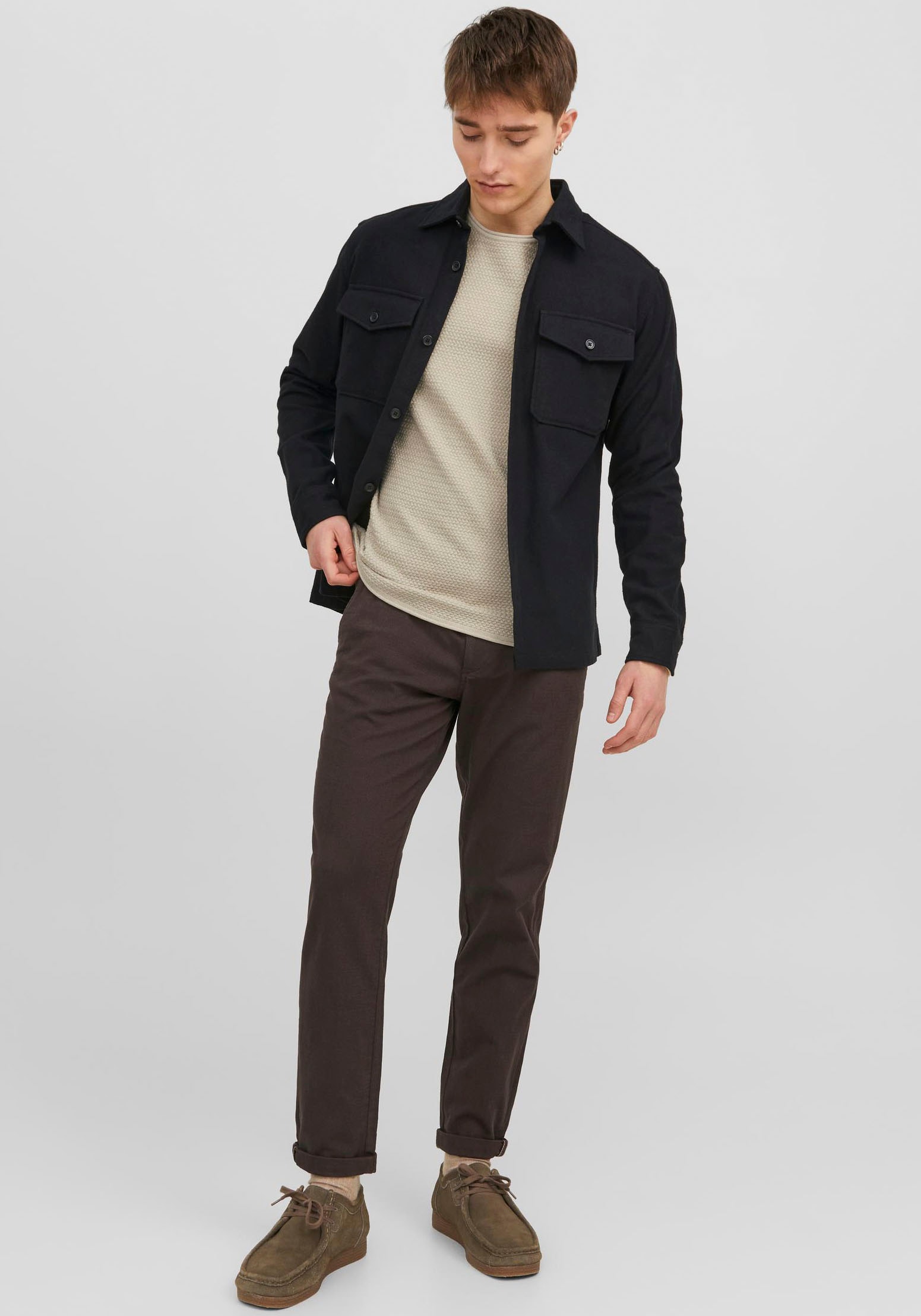 Jack & Jones Rundhalspullover »JPRBLUMIGUEL KNIT CREW NECK NOOS«
