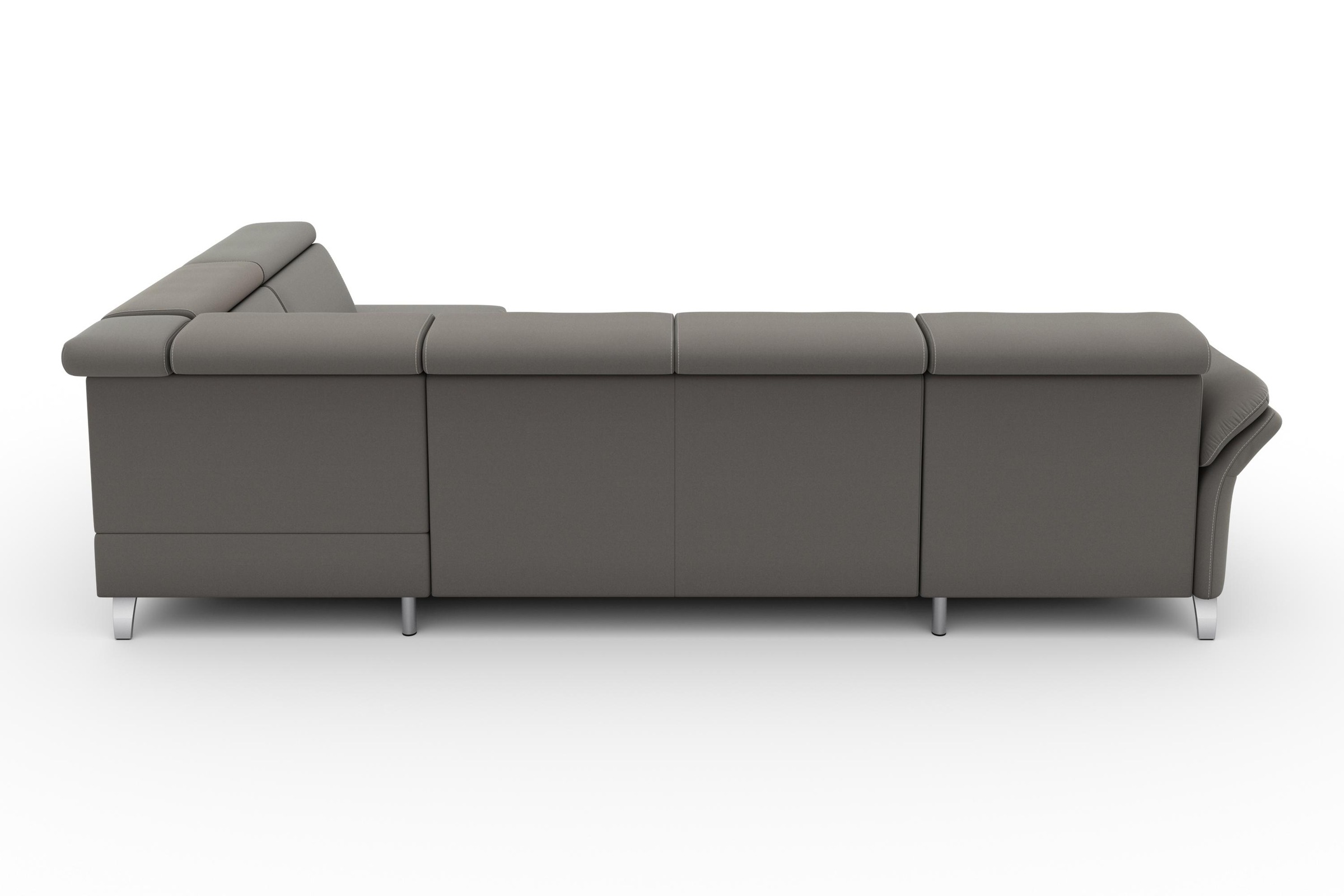 sit&more Wohnlandschaft »Vincenzo U-Form«, inklusive Kopfteilverstellung, wahlweise mit Bettfunktion, Bettkasten