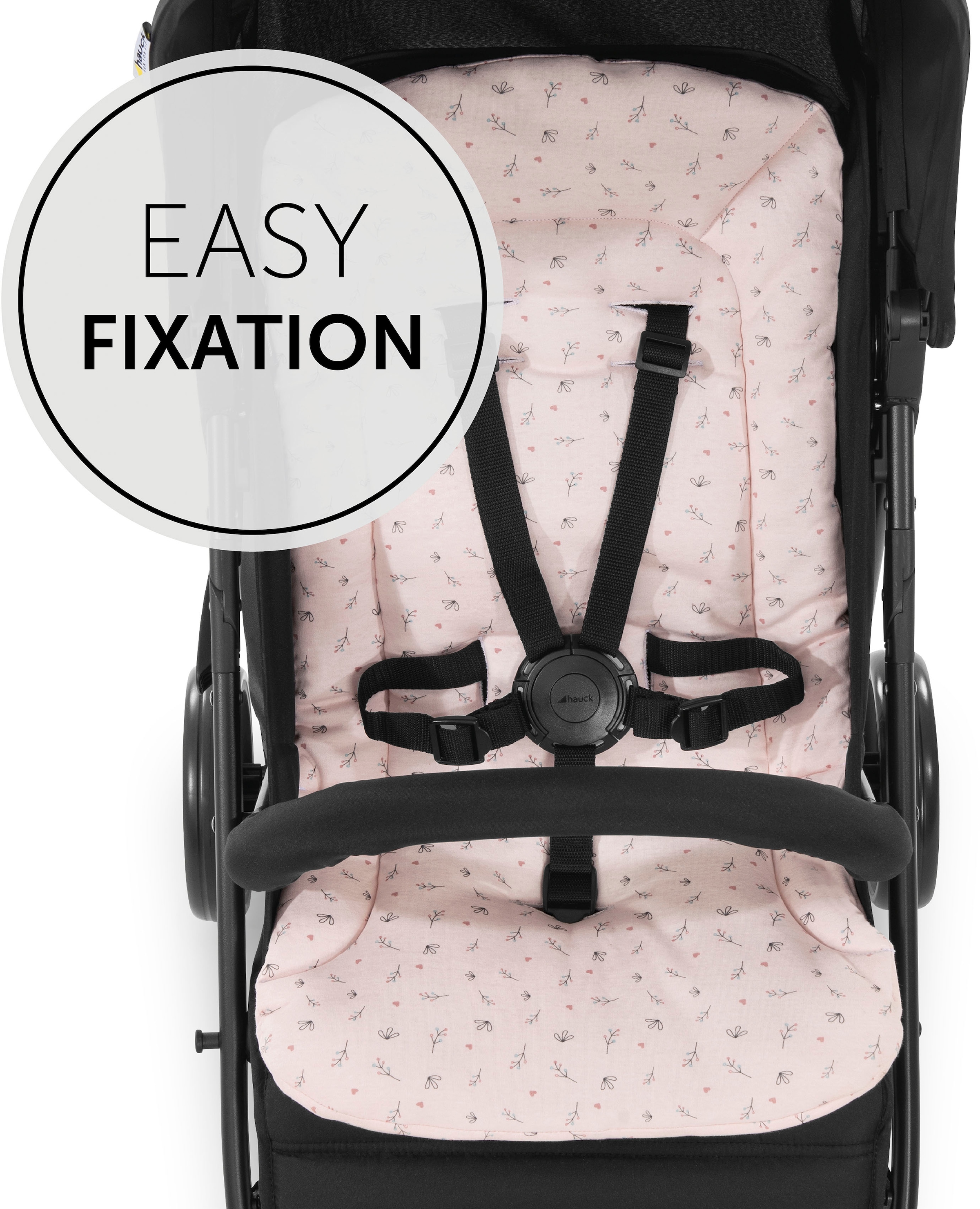 Hauck Kinderwagen-Sitzauflage »Seat Liner, Flowers Rose«, auch für Buggys geeignet