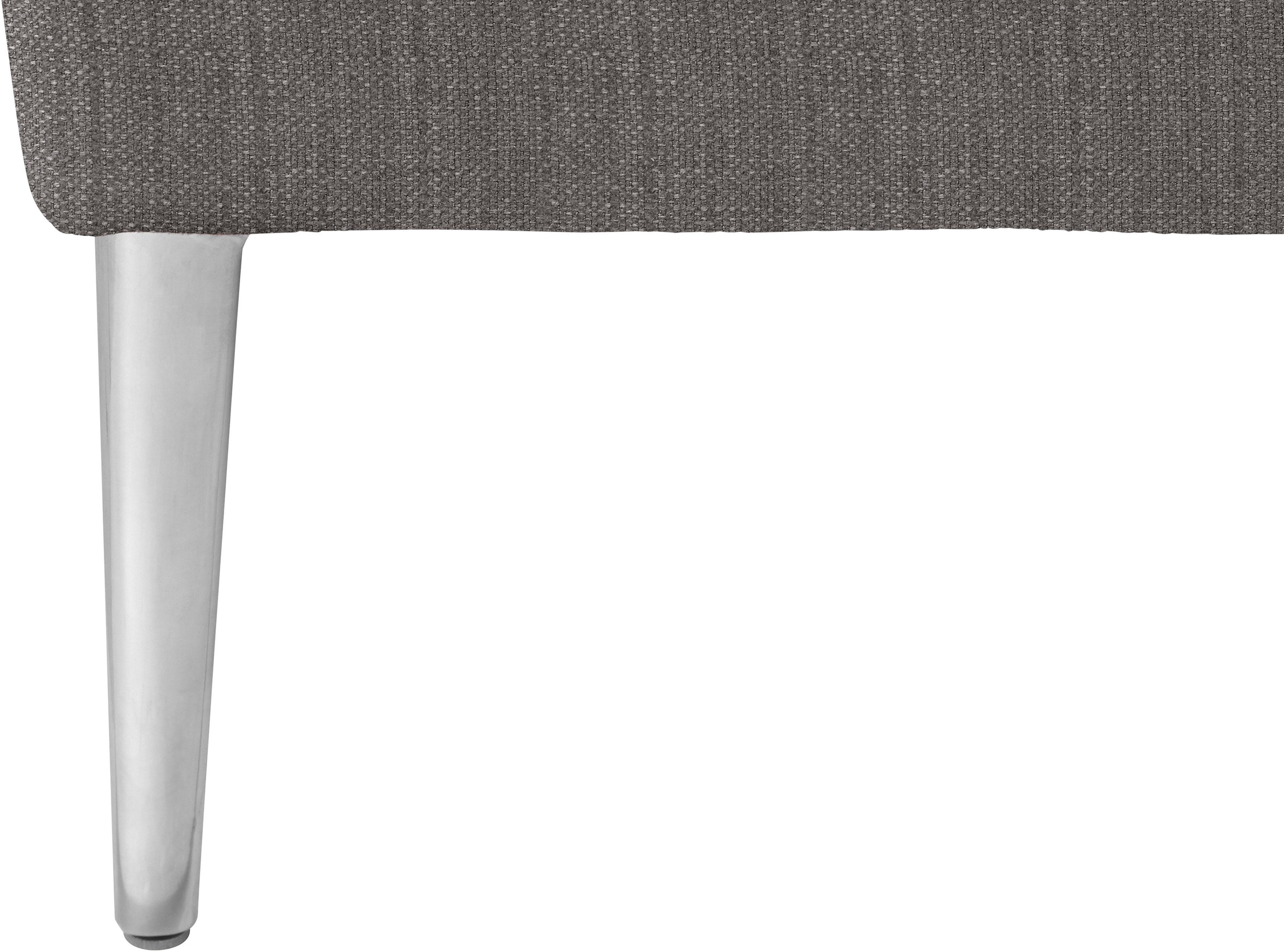 W.SCHILLIG Ecksofa »enjoy&MORE, Designsofa, elegant und bequem, L-Form«, mit Sitztiefenverstellung, Füße Chrom glänzend, Breite 310 cm