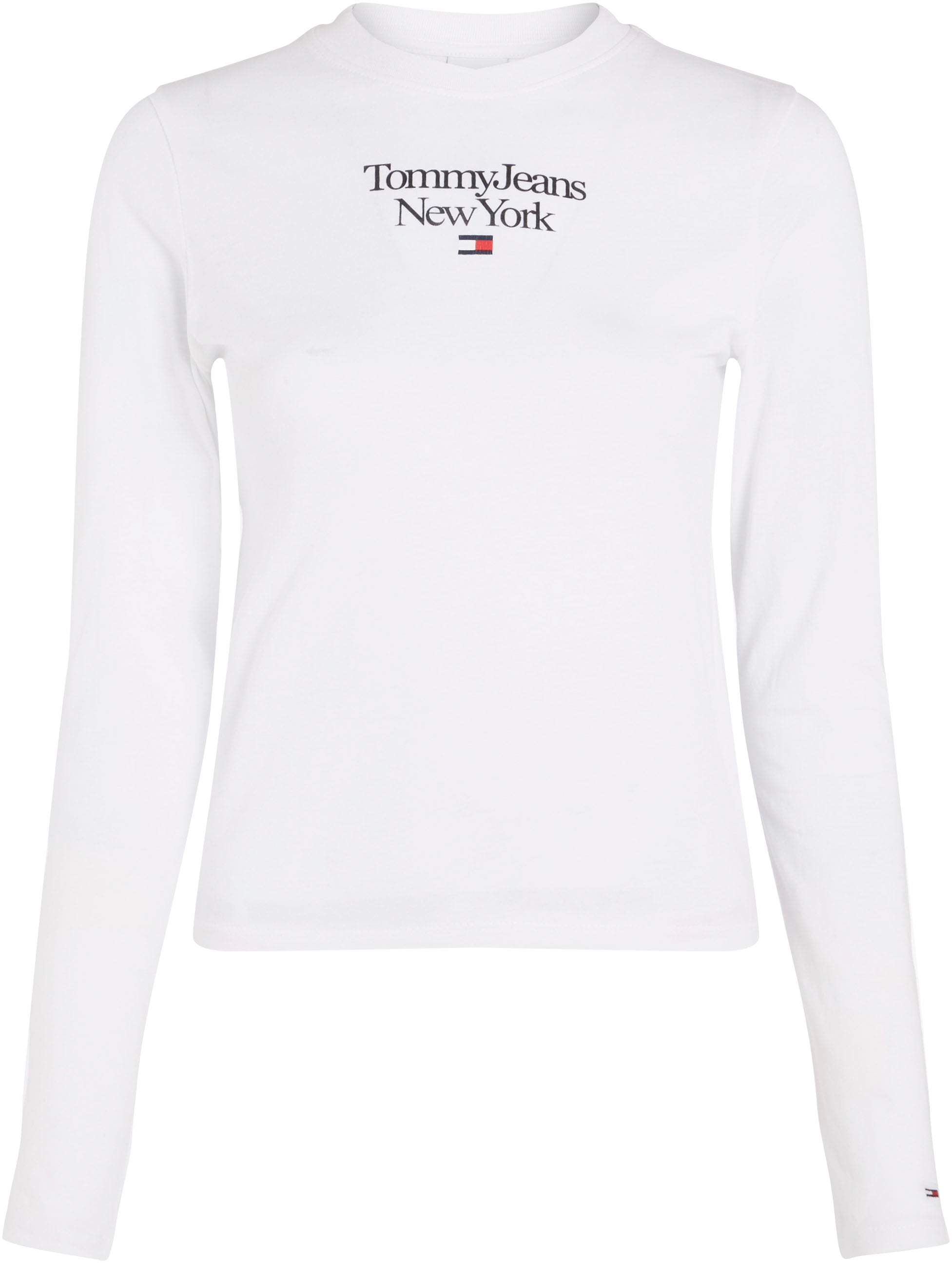 Tommy Jeans Langarmshirt »TJW BBY Tommy LS«, Jeans -Frontdruck LOGO Logo mit UNIVERSAL | 1 ESSENTIAL bestellen