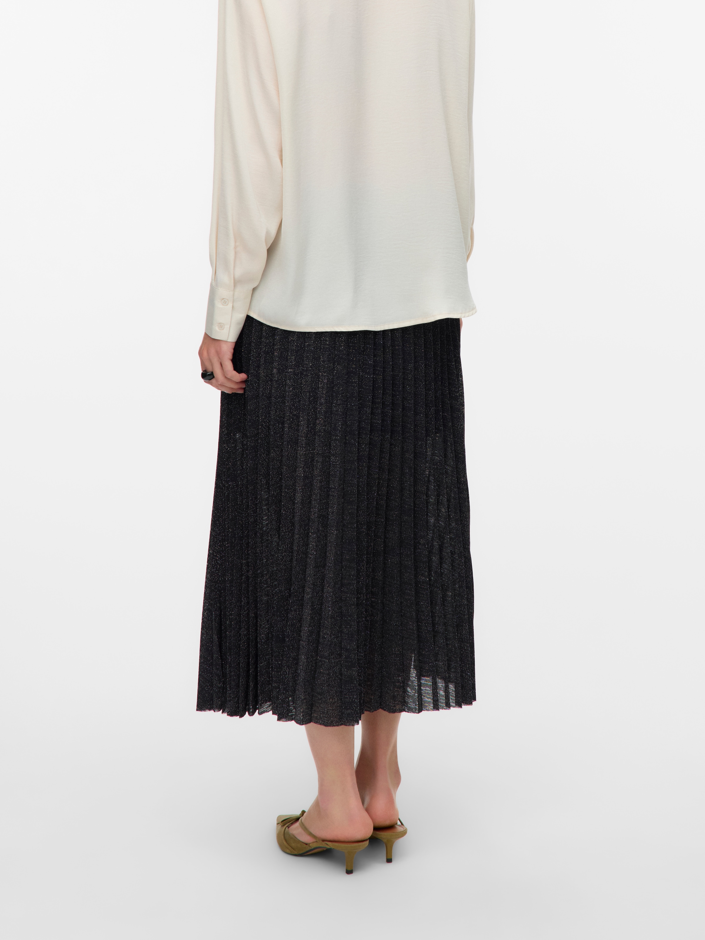 Vero Moda Plisseerock »VMHENLEY MW 7/8 SKIRT JRS BTQ«