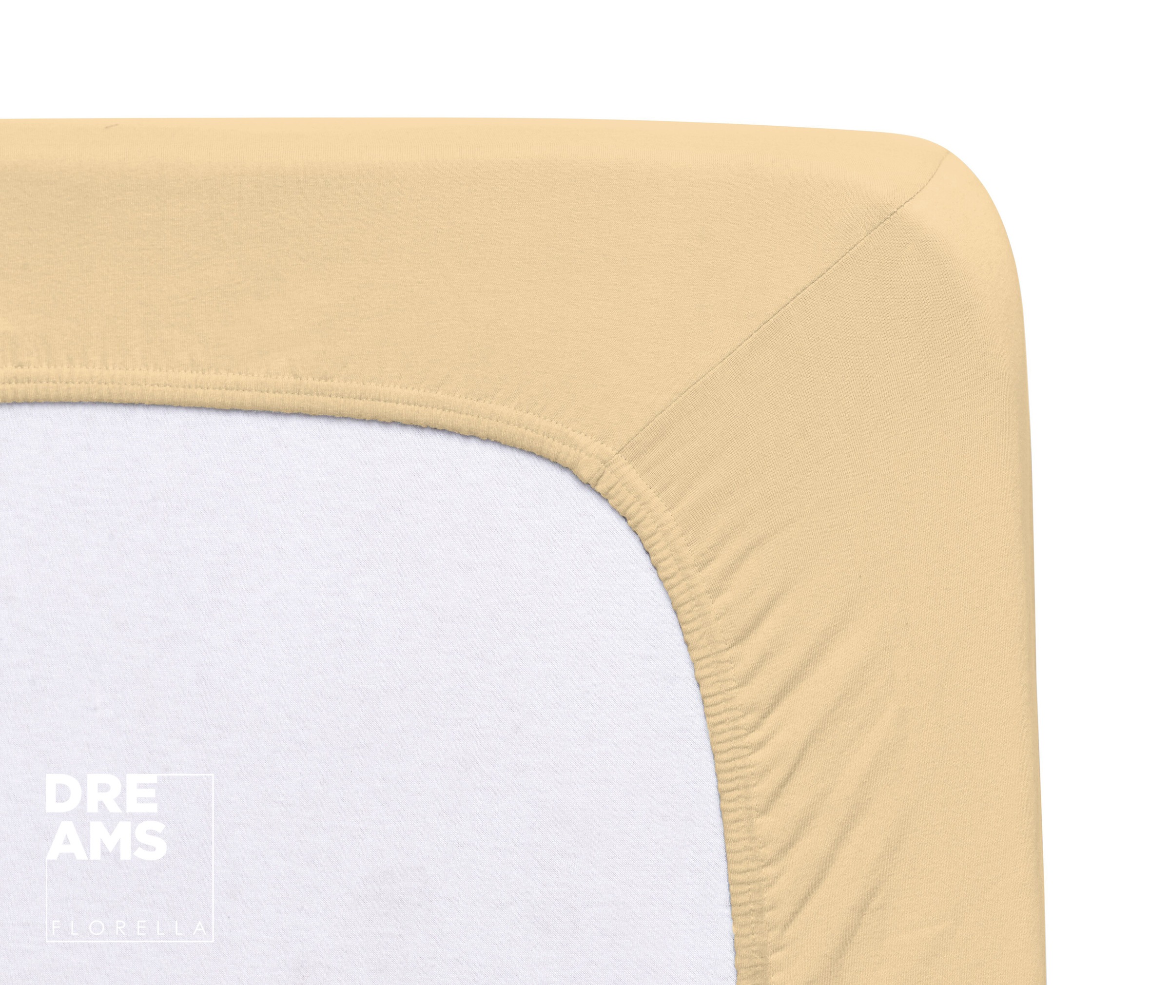 Florella Spannbettlaken »Decade Jersey Elastan, mit Rundum-Gummi«, für Matratzenhöhe bis 30 cm geeignet