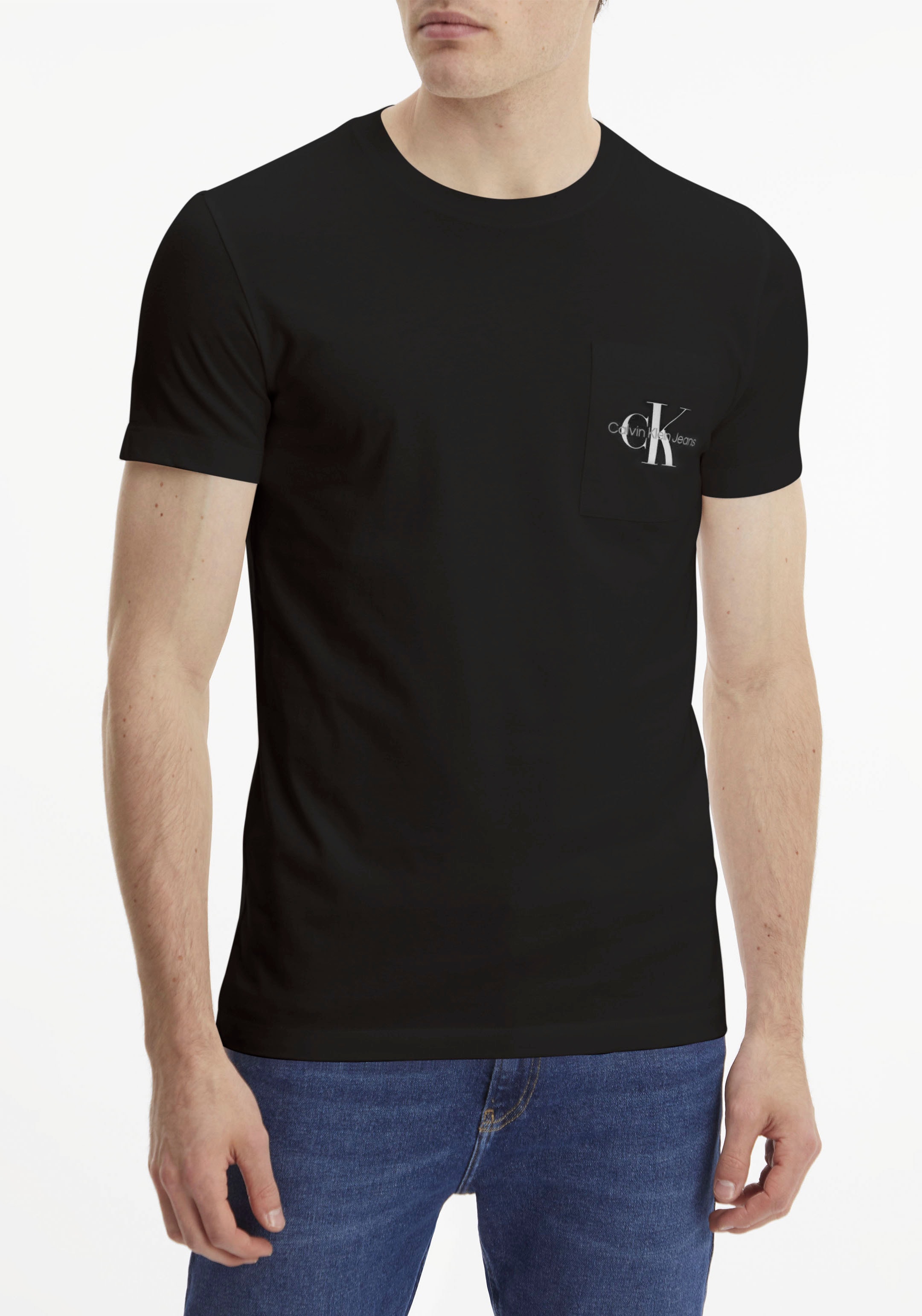 Calvin Klein Jeans T-Shirt »CORE MONOGRAM POCKET SLIM TEE«