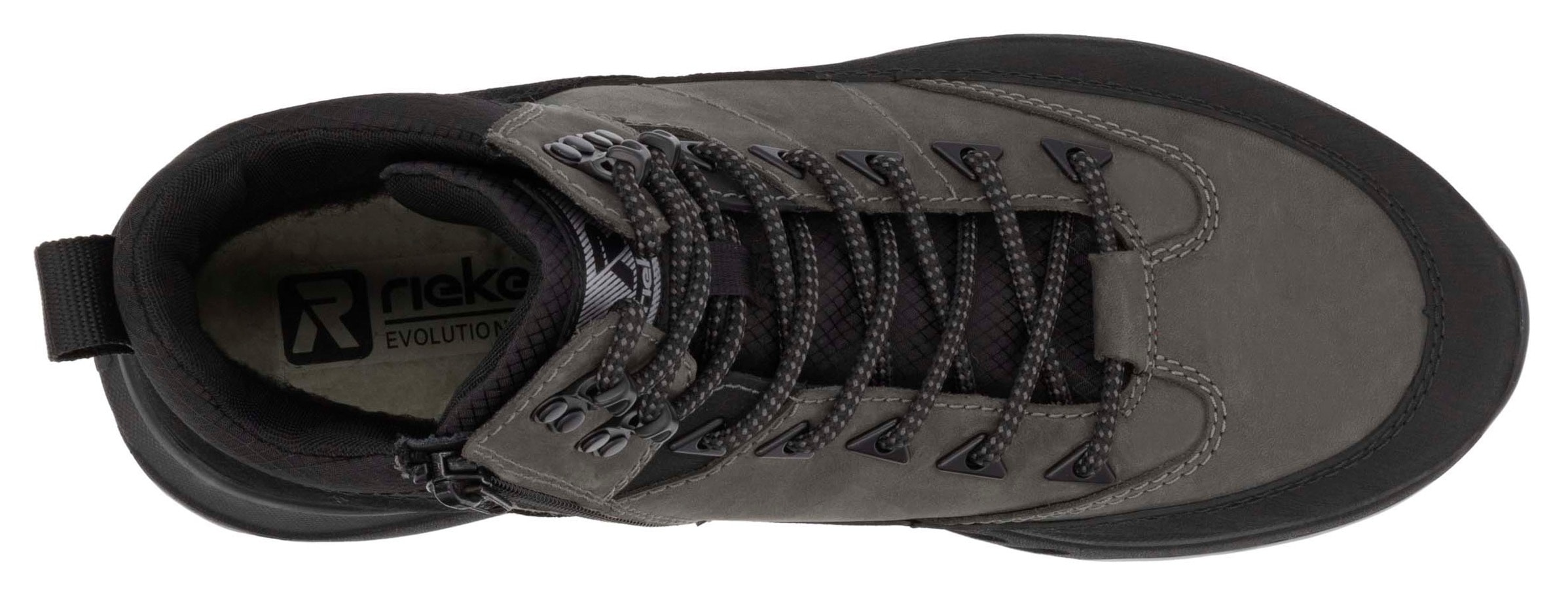 RIEKER Sport Winterboots, Schneeboots, Outdoorstiefelette mit Fiber Grip-Laufsohle