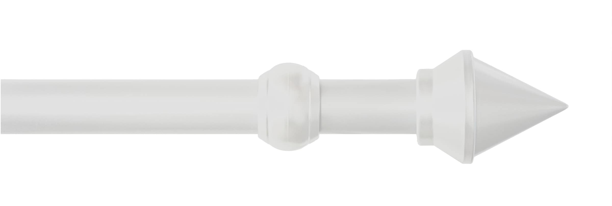 GARESA Gardinenstange »SEMARA« Ø 28 mm 1 läufig-läufig Wunschmaßlänge Vorhanggarnitur, Kunststoff, verlängerbar, mit Ringe/2 Lauf Gleiter