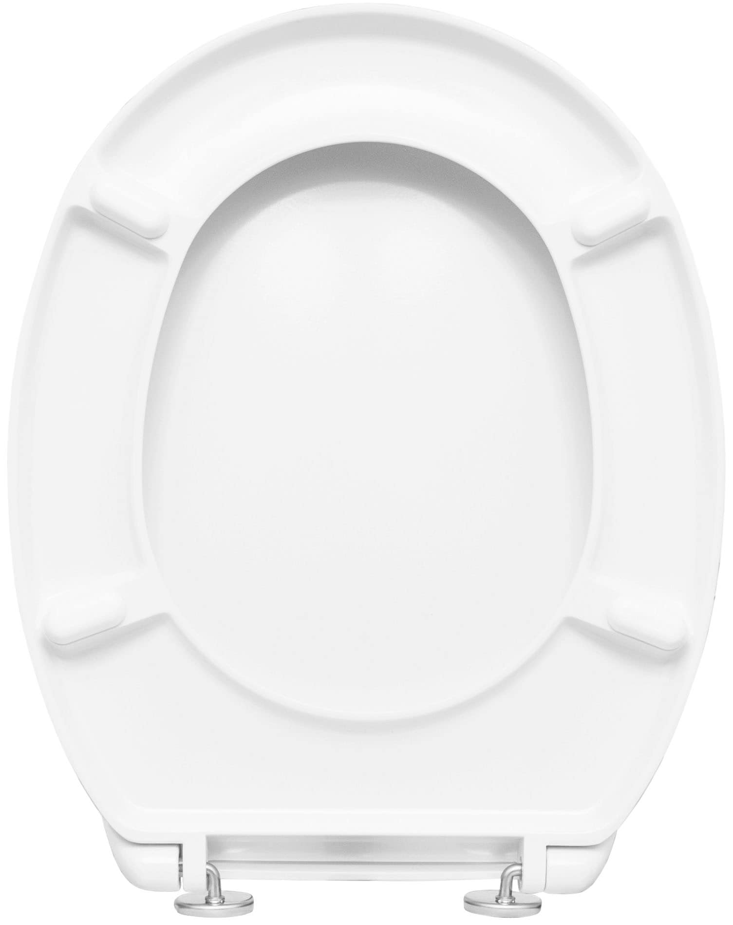 CORNAT WC-Sitz »Klassisch weißer Look - Pflegeleichter Duroplast« Schlichtes Design passt in jedes Badezimmer / Toilettensitz