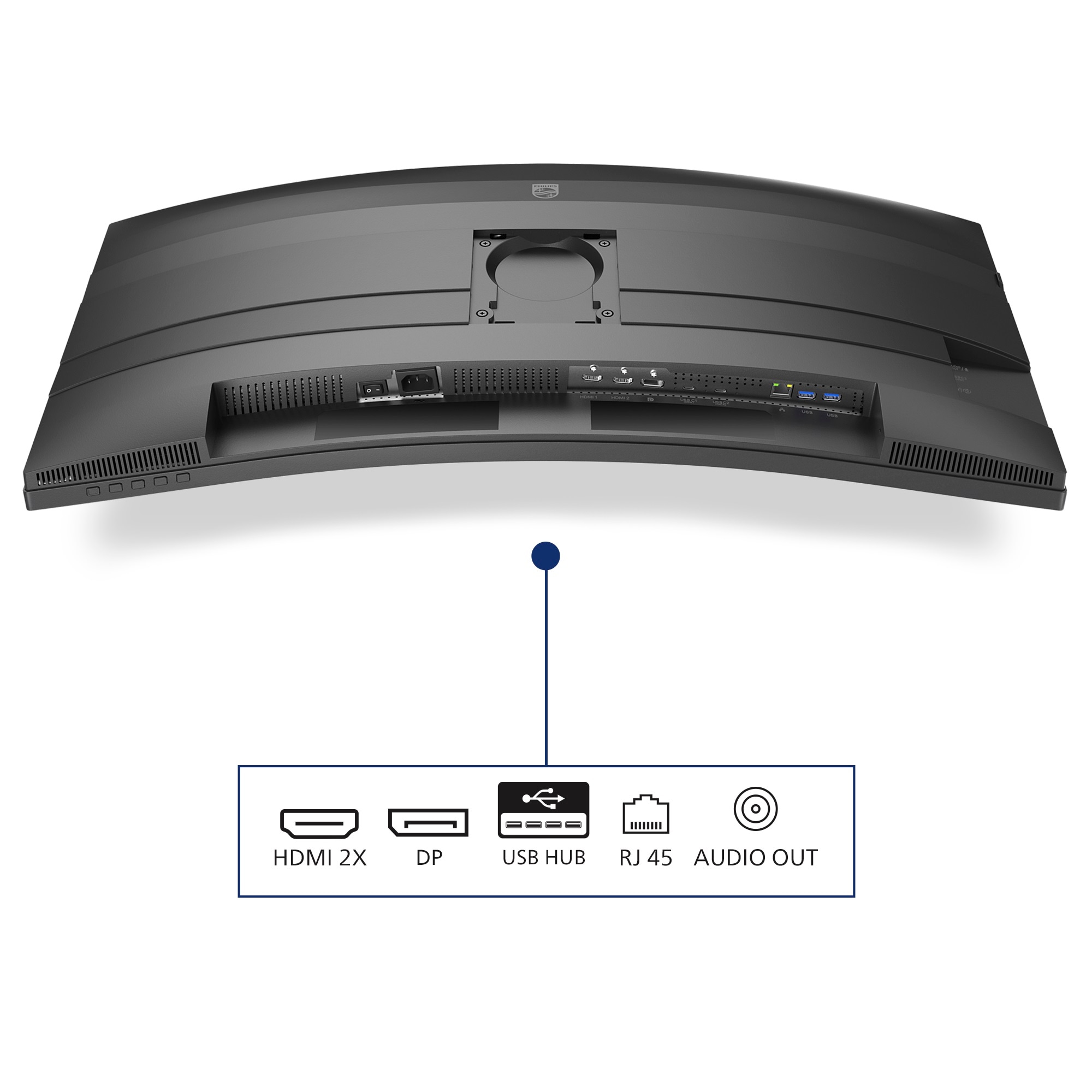 Philips LED-Monitor »34B2U5600C«, 86,4 cm/34 Zoll, 3440 x 1440 px, WQHD, 4 ms Reaktionszeit, 120 Hz, Höhe, Drehung, Neigung