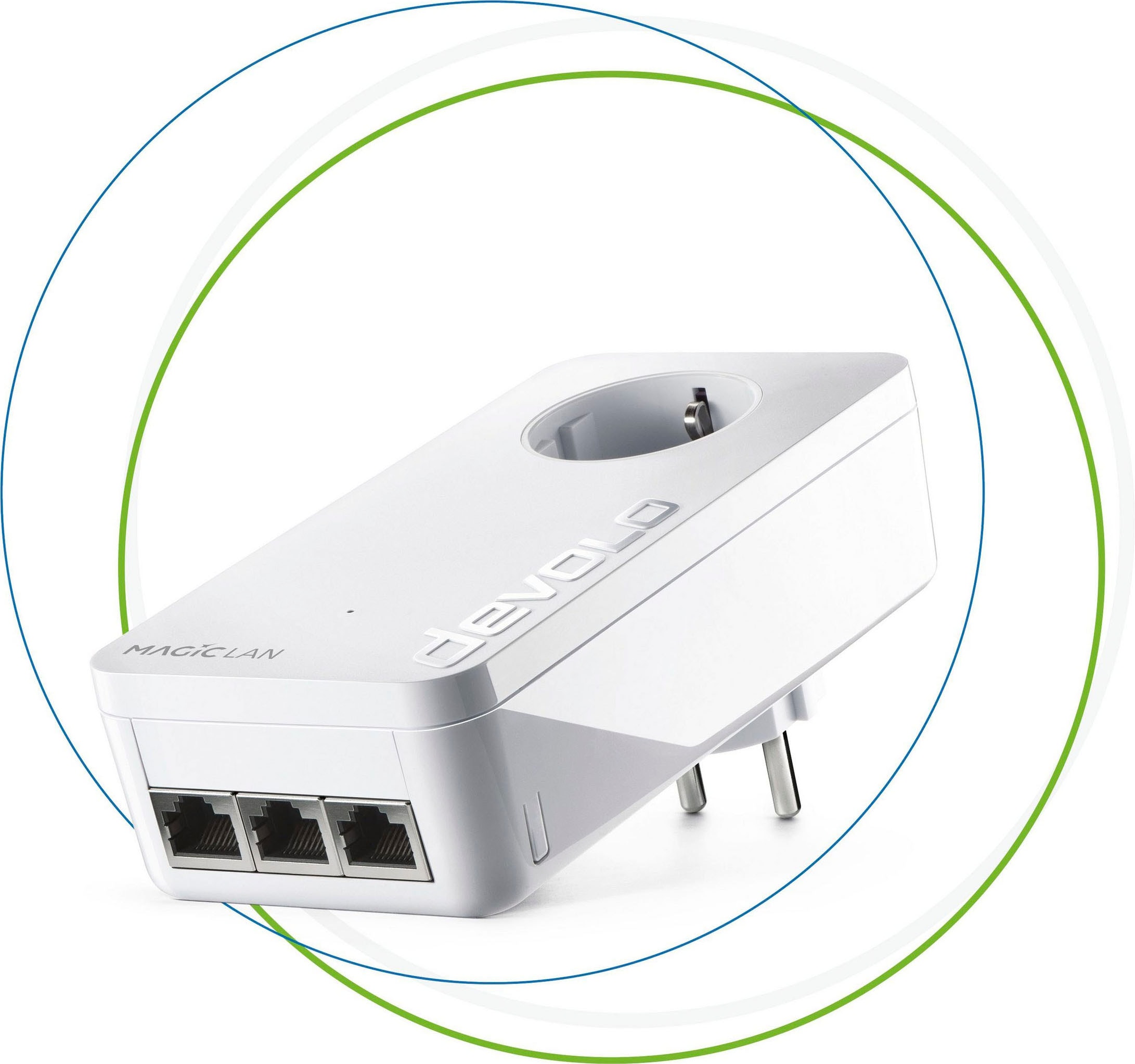 DEVOLO LAN-Router »Magic 2 LAN triple Ergänzung (2400Mbit, 3x GbitLAN,  Heimnetz)« ➥ 3 Jahre XXL Garantie | UNIVERSAL