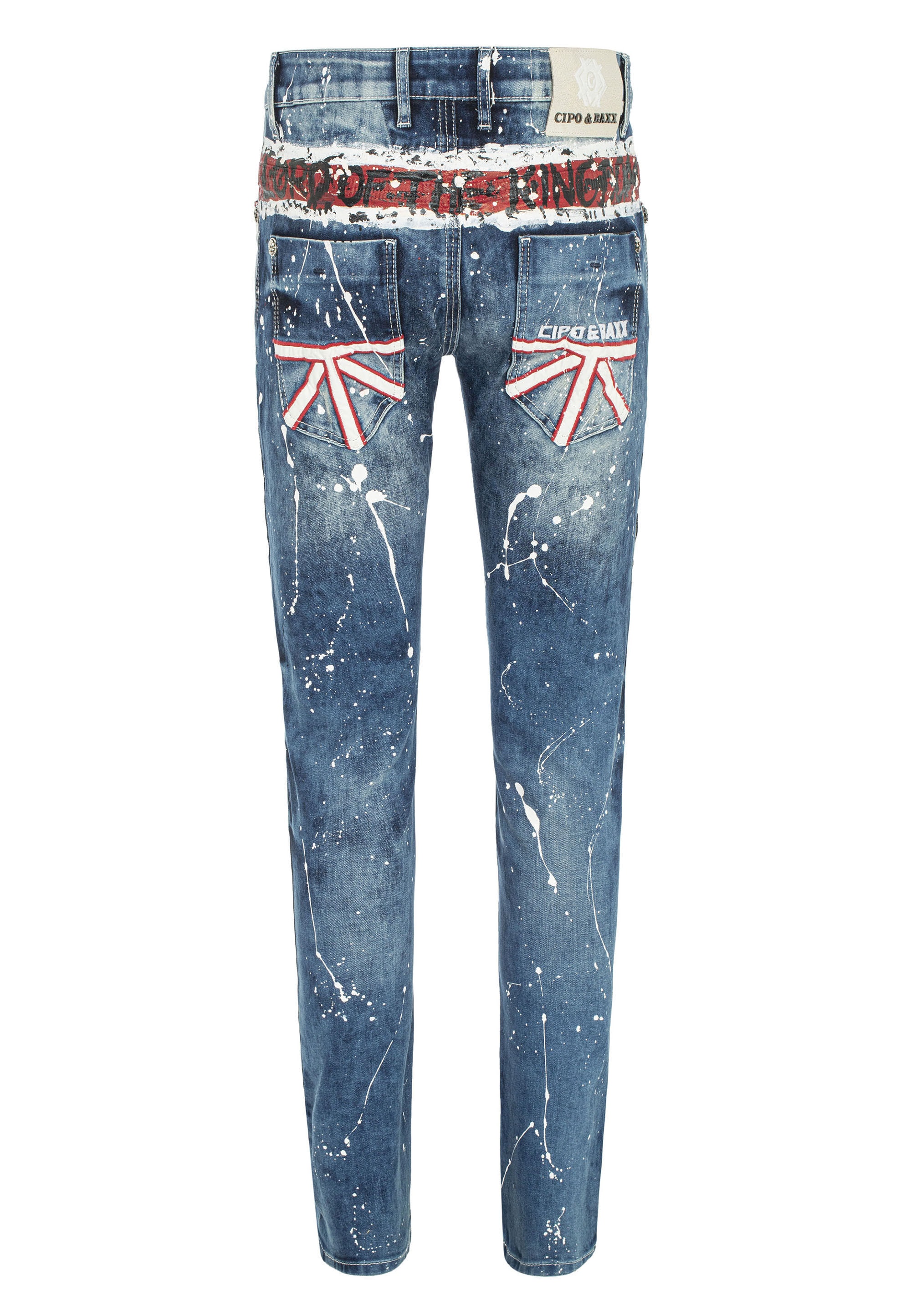 Cipo & Baxx 5-Pocket-Jeans »Cipo & Baxx Jeans« mit coolem Print