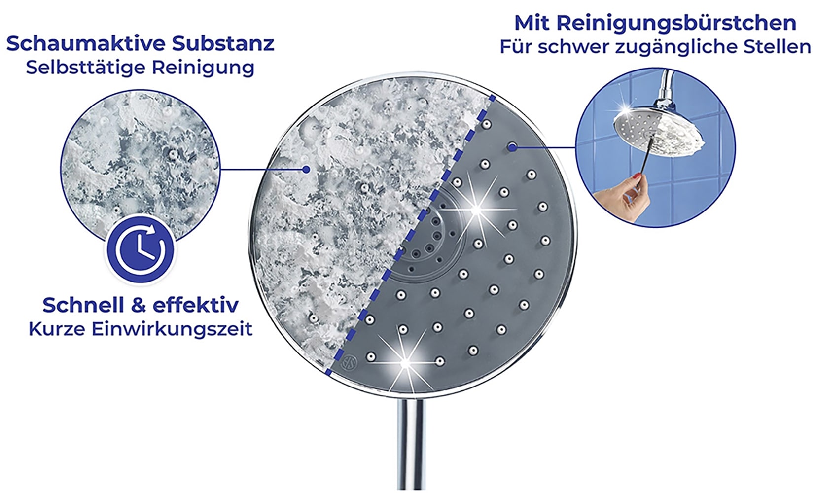 Maximex Reinigungs-Set »Entkalkungsgel und Diamond Clean Silikon-Entkalker«, für Wasserhähne, Armaturen, Glaskeramikfelder, je 125 ml, Zitrusduft