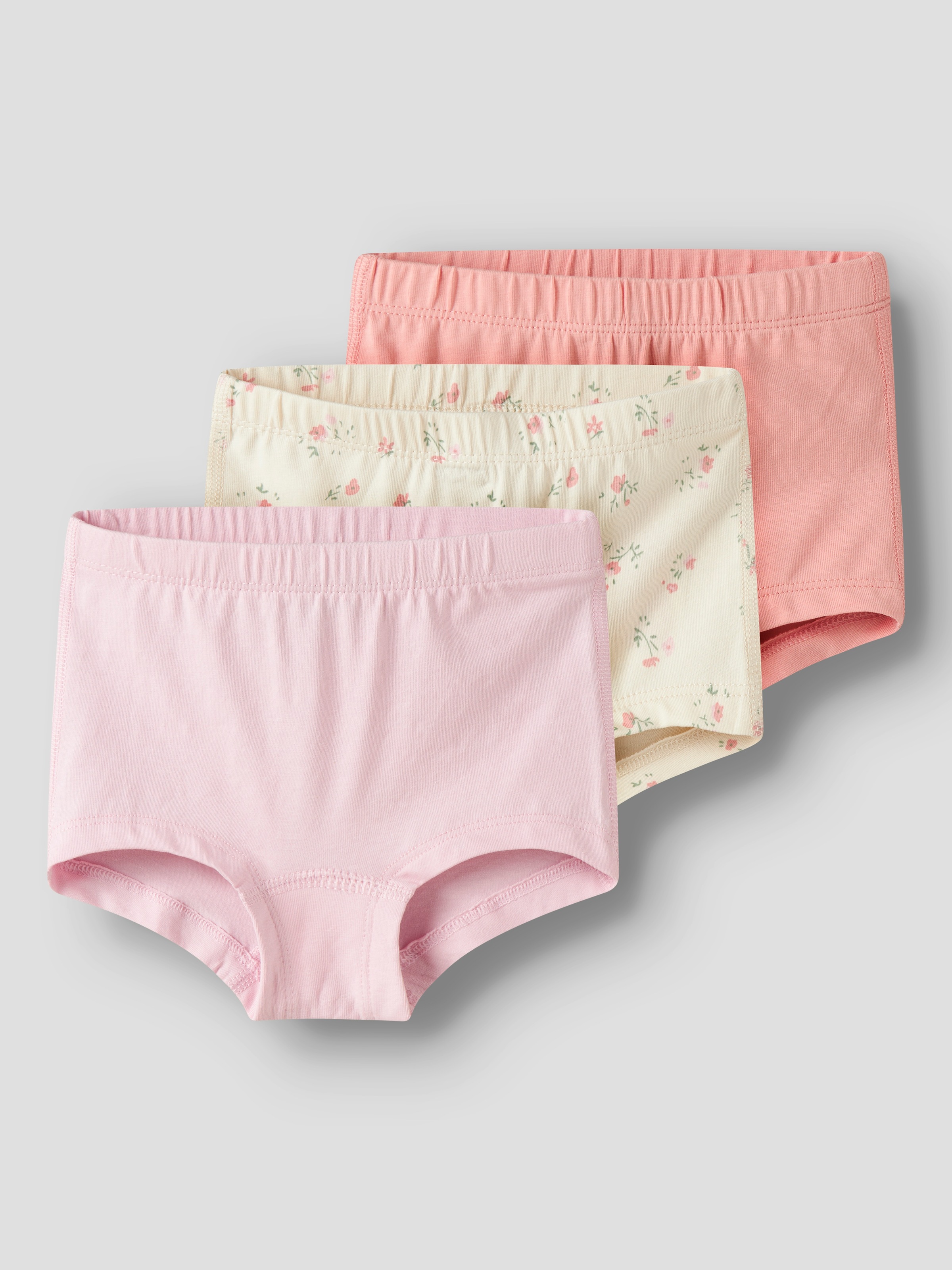 Name It Panty »NMFTIGHTS 3P FLOWER NOOS«, (Packung, 3 St.)
