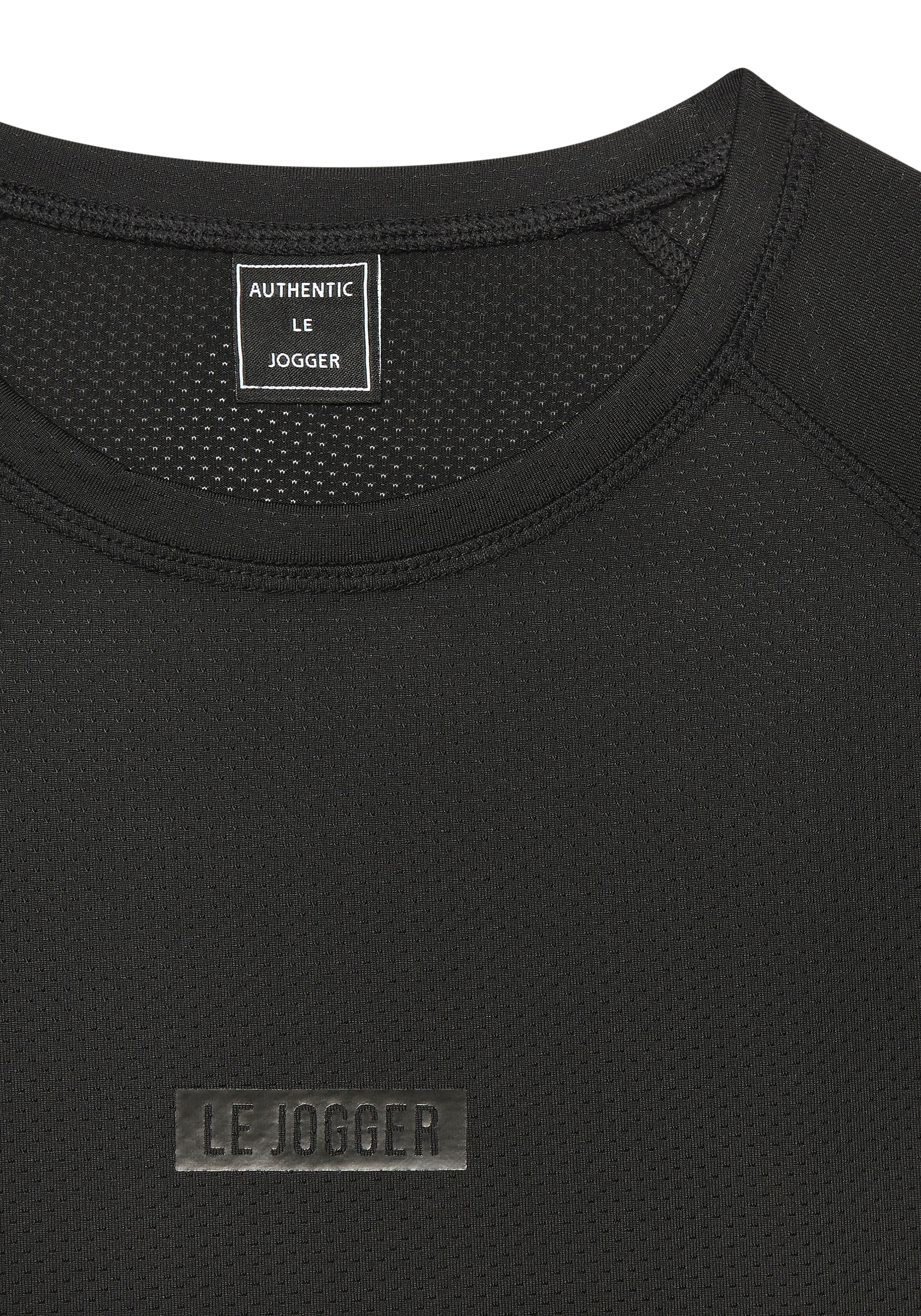 le jogger® T-Shirt, elastisches Shirt mit Logodruck